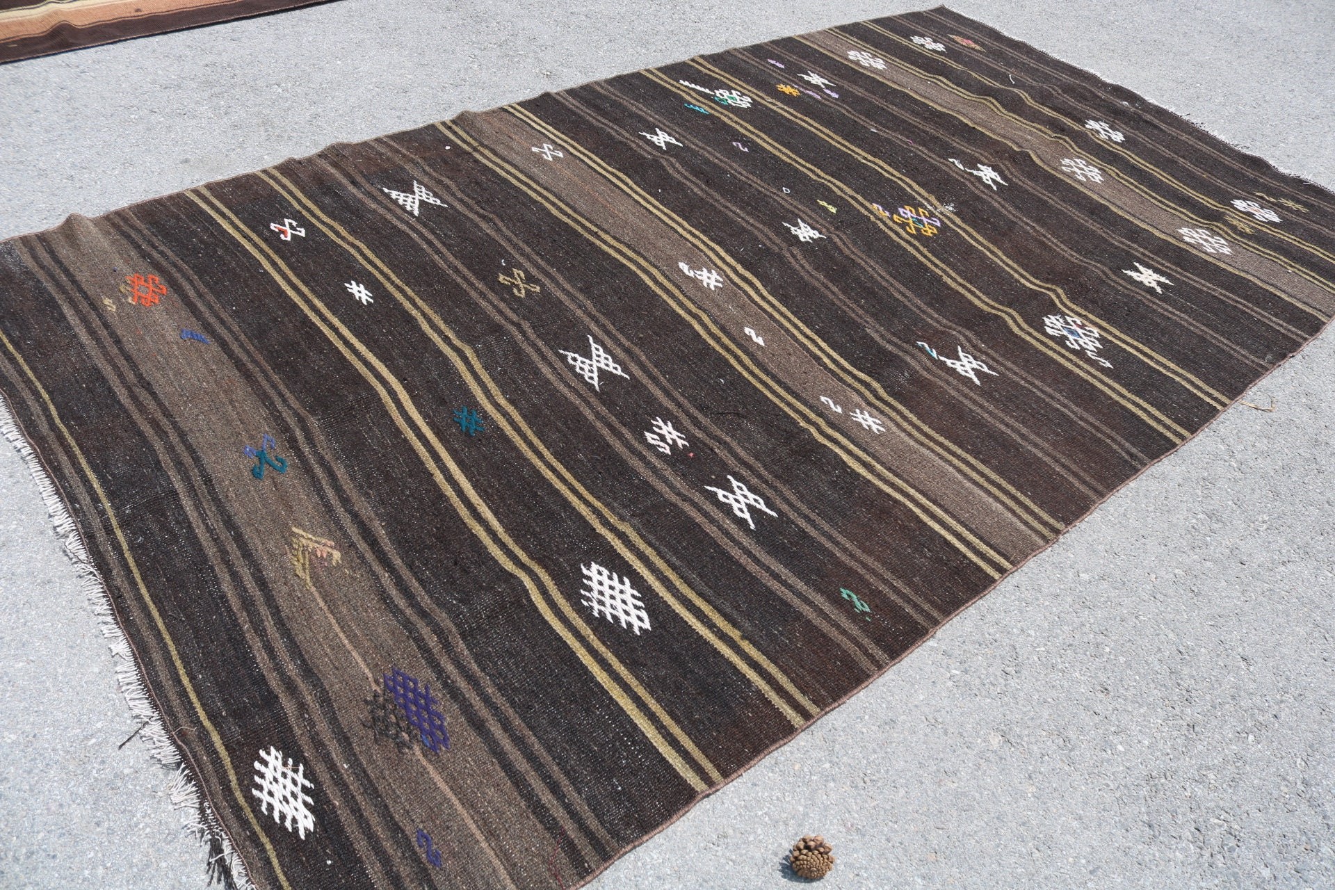 Living Room Rug, Kilim, 6.1x10.8 ft Large Rugs, Dining Room Rug, Rugs for Bedroom, Antique Rugs, Vintage Rugs, Colorful Rugs, Turkish Rug