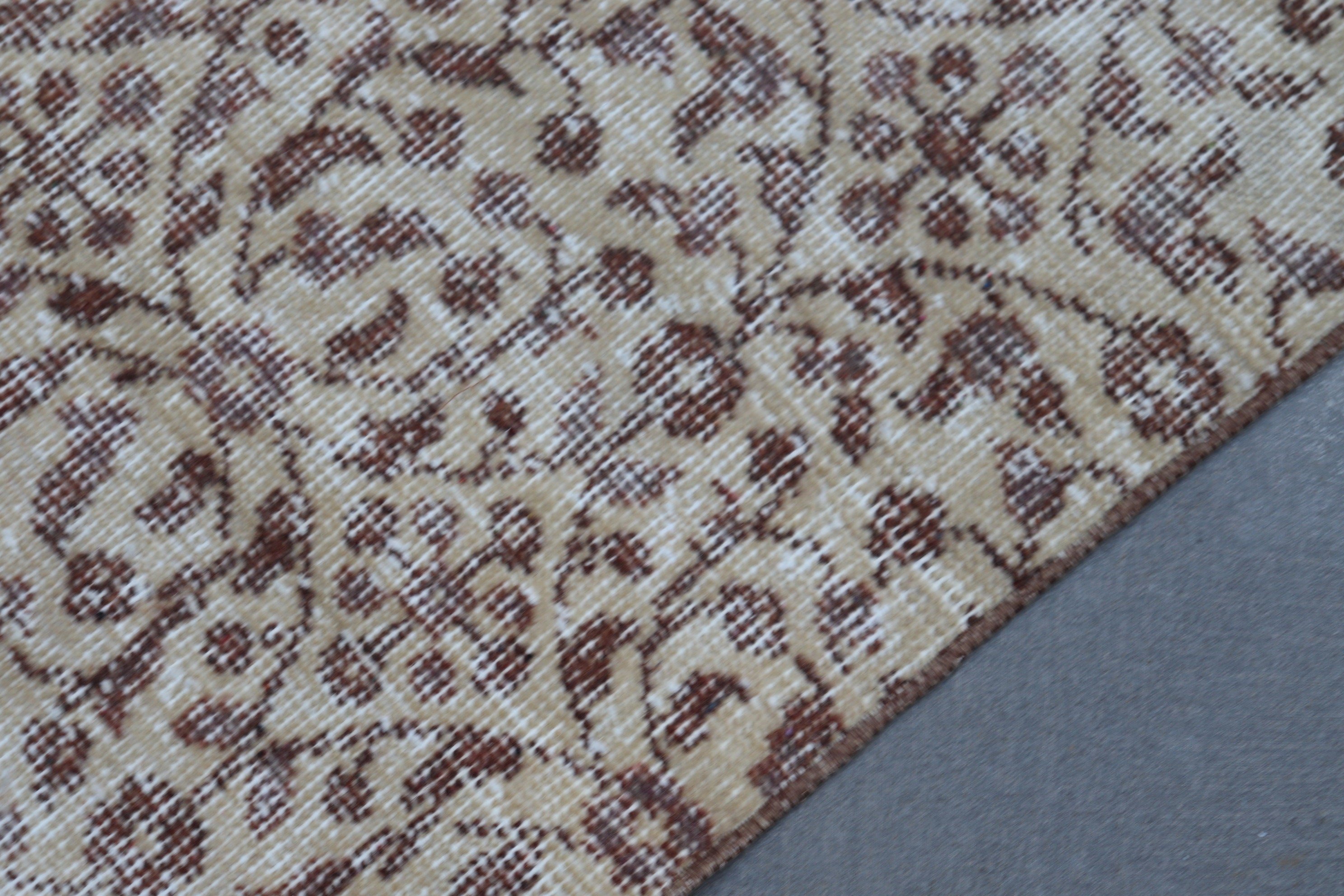 Living Room Rug, Rugs for Dining Room, Vintage Rug, Beige Bedroom Rugs, Antique Rugs, 5.2x8.6 ft Large Rug, Floor Rugs, Turkish Rugs