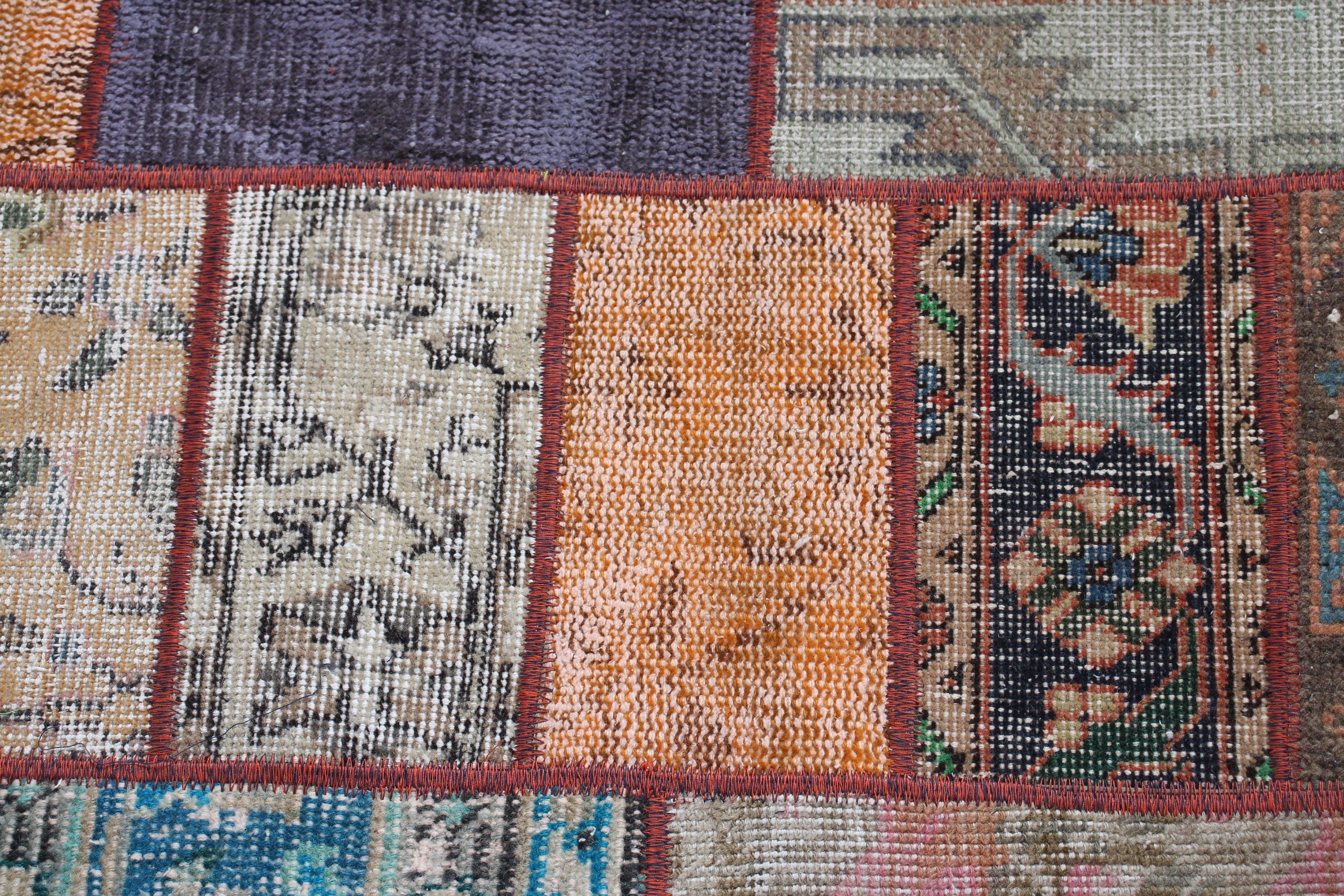 Vintage Runner Halısı, Koridor Halıları, Yeşil Açıklama Halısı, El Dokuma Halıları, Boho Halısı, Vintage Halısı, 1.7x5.5 ft Runner Halıları, Türk Halısı