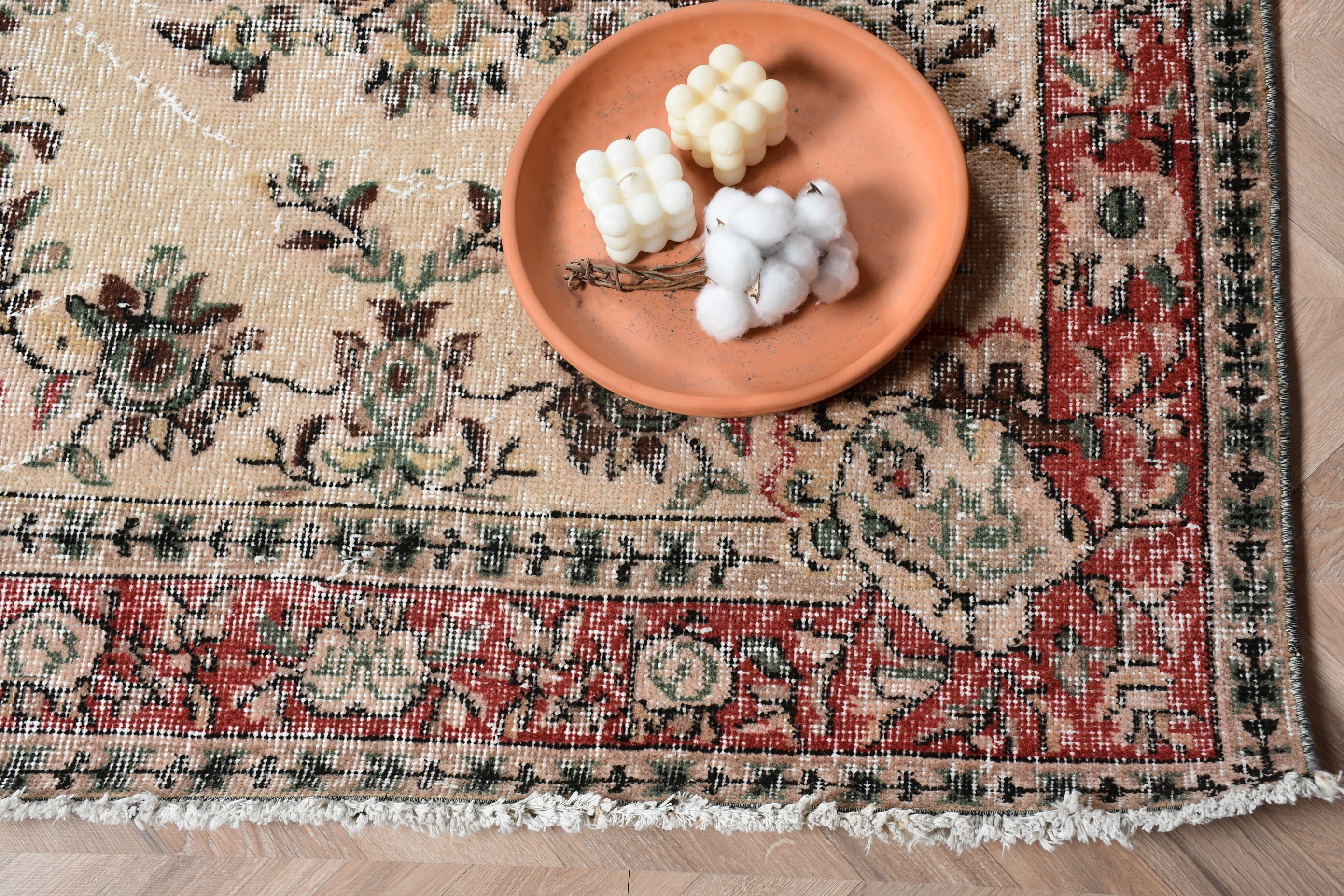 Rugs for Dining Room, Beige Oriental Rug, Cool Rug, Vintage Rugs, 3.8x6.7 ft Area Rug, Living Room Rug, Floor Rug, Turkish Rugs, Custom Rug