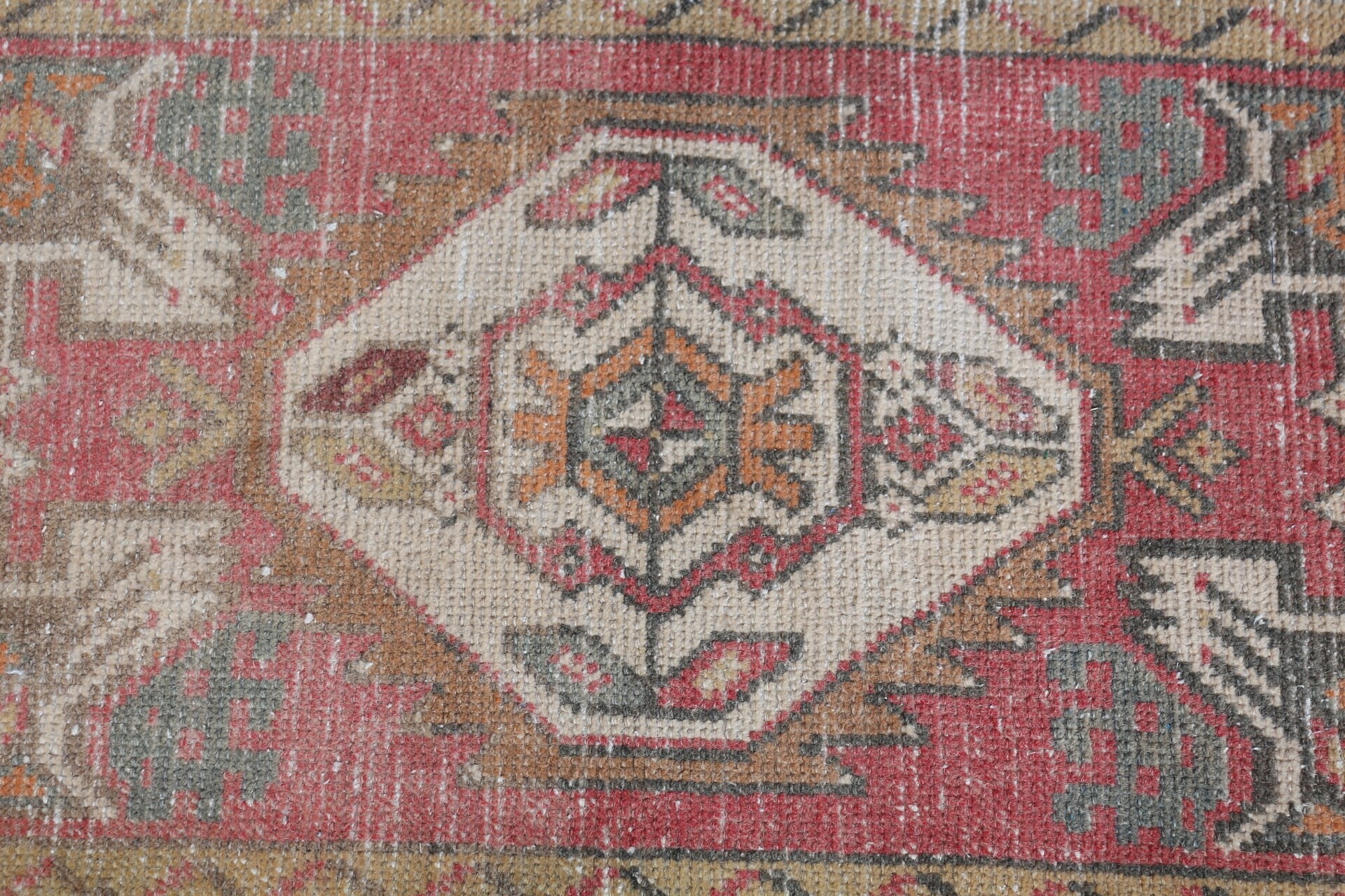 Turkey Rug, Oriental Rug, Car Mat Rugs, Red Moroccan Rug, Bathroom Rugs, Vintage Rug, Turkish Rug, Moroccan Rug, 1.5x2.9 ft Small Rugs