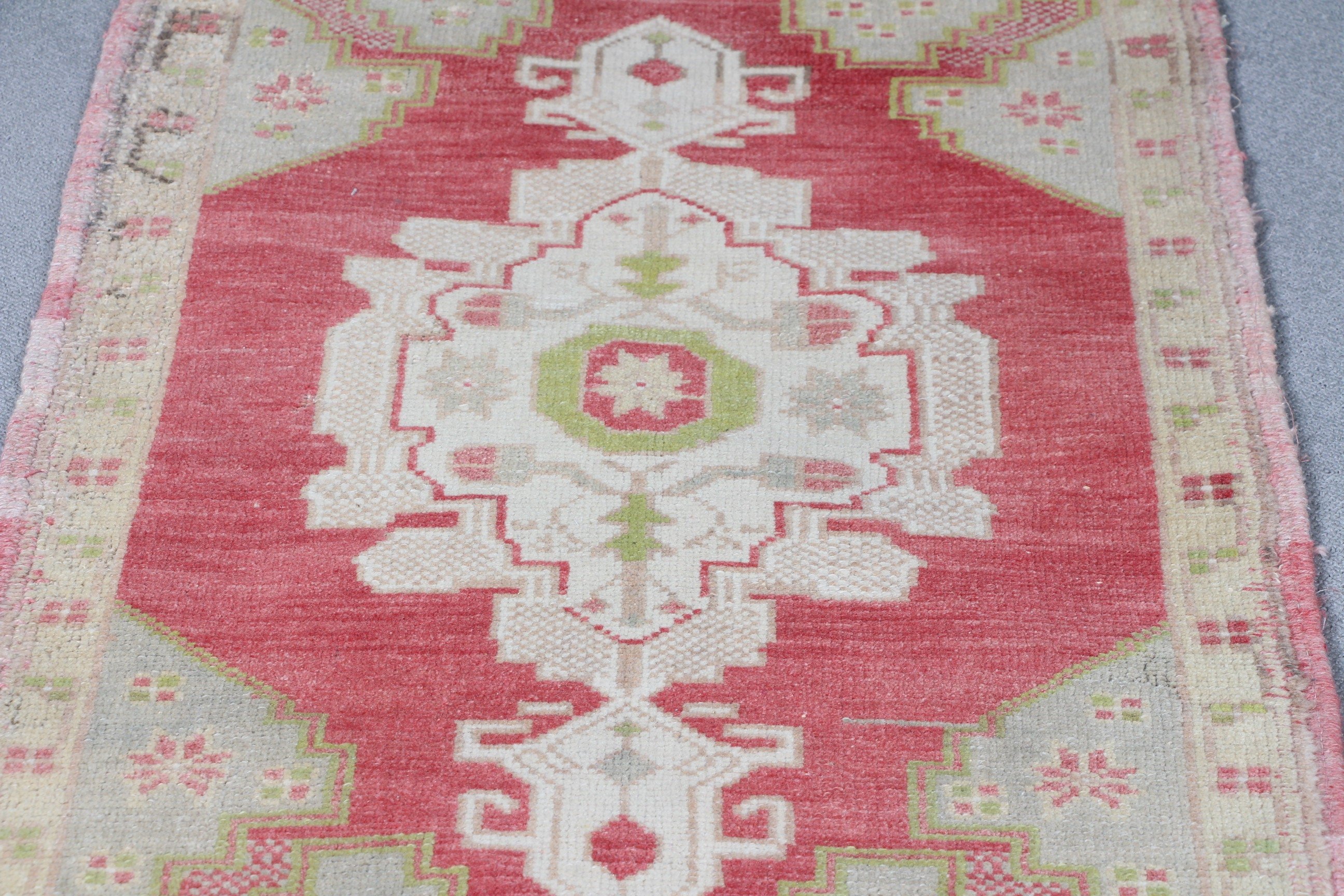 Bedroom Rugs, Red Antique Rugs, Rugs for Bedroom, Kitchen Rugs, 1.9x2.7 ft Small Rug, Cute Rugs, Vintage Rugs, Turkish Rugs