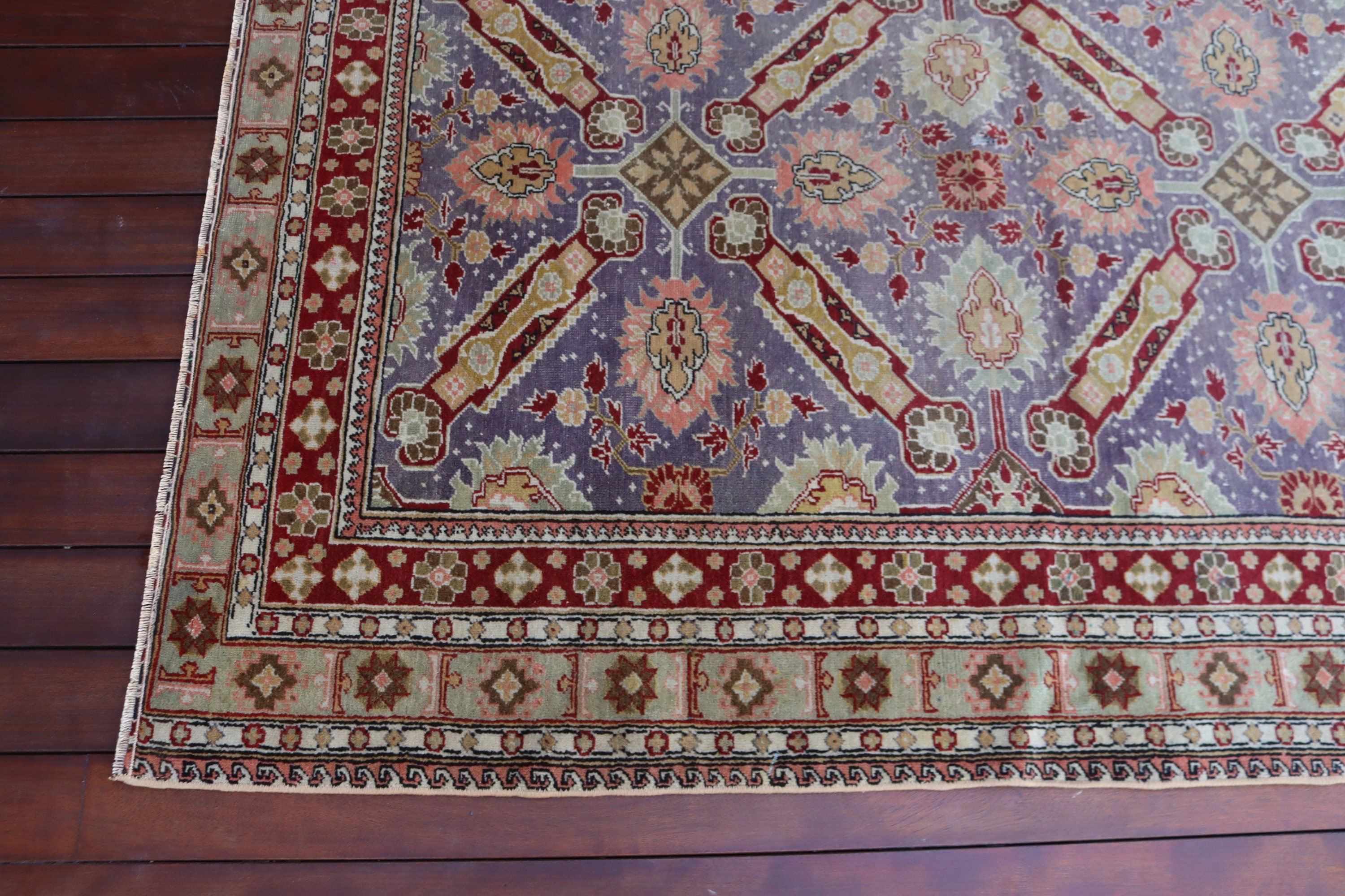 Türk Halıları, Boho Vurgulu Halı, Vintage Halılar, Mor Ev Dekorasyonu Halıları, Mutfak Halısı, Oryantal Halılar, Açıklama Halısı, 3,9x5,4 ft Vurgulu Halılar