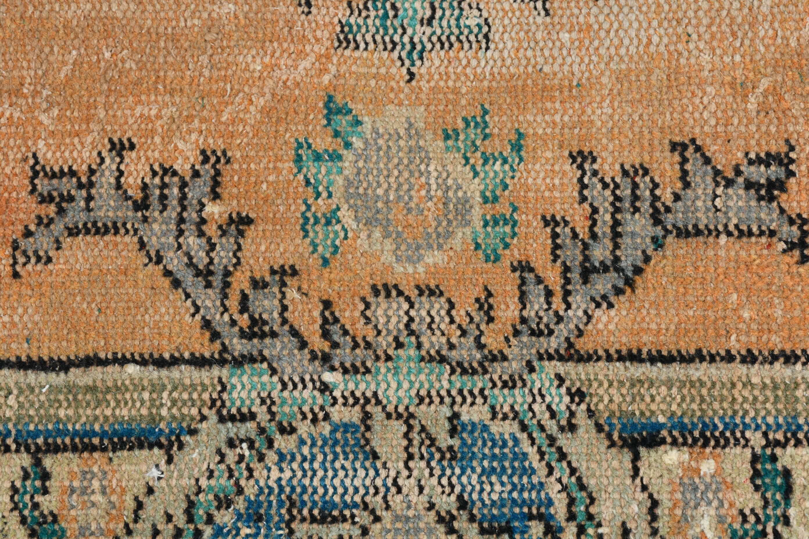 Bedroom Rug, Orange  5.3x9.2 ft Large Rug, Art Rug, Vintage Rugs, Anatolian Rug, Living Room Rugs, Turkish Rug, Oriental Rug
