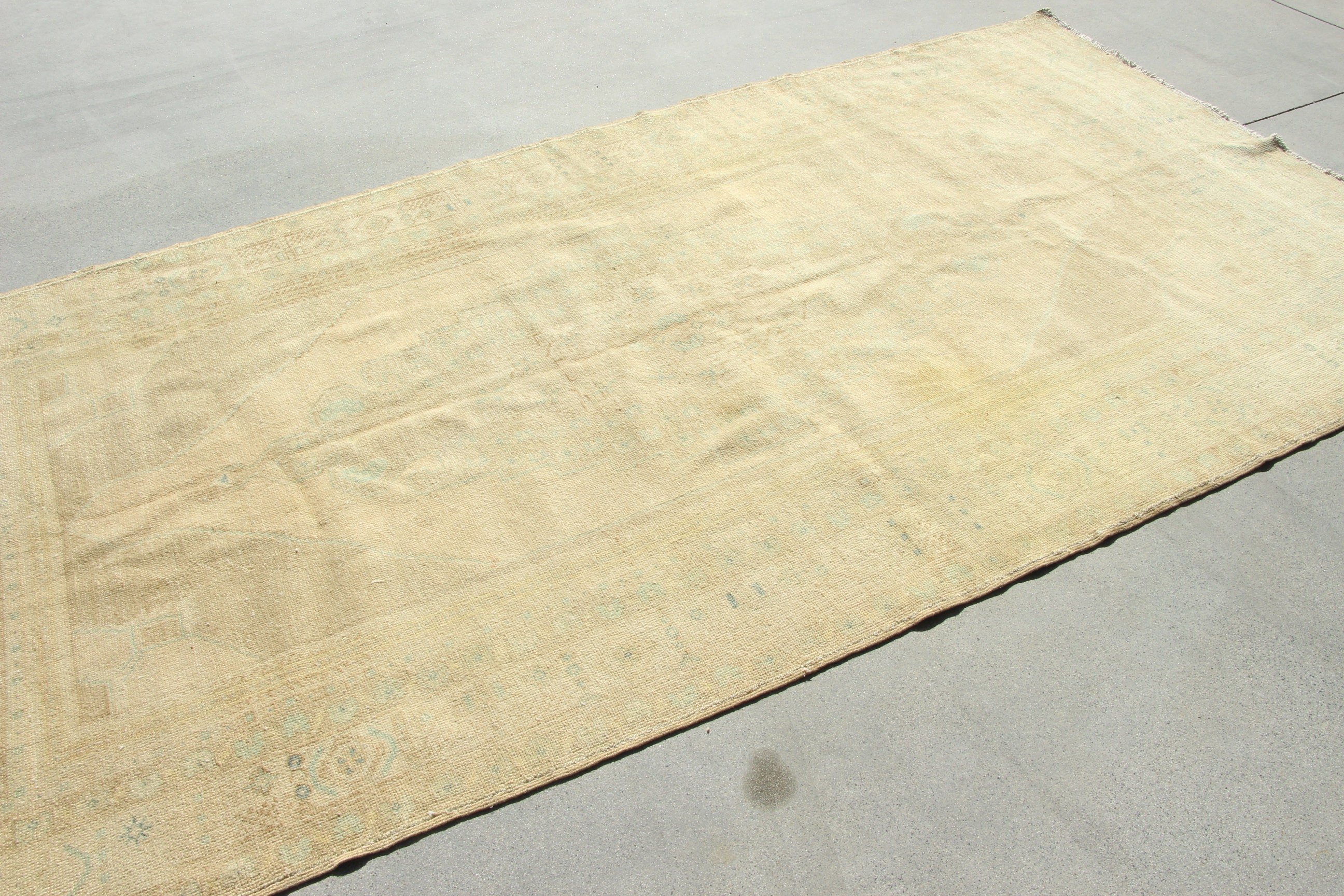 5x9.6 ft Large Rug, Bedroom Rug, Turkish Rugs, Rugs for Bedroom, Flatweave Rugs, Green Oriental Rugs, Kilim, Large Boho Rug, Vintage Rugs