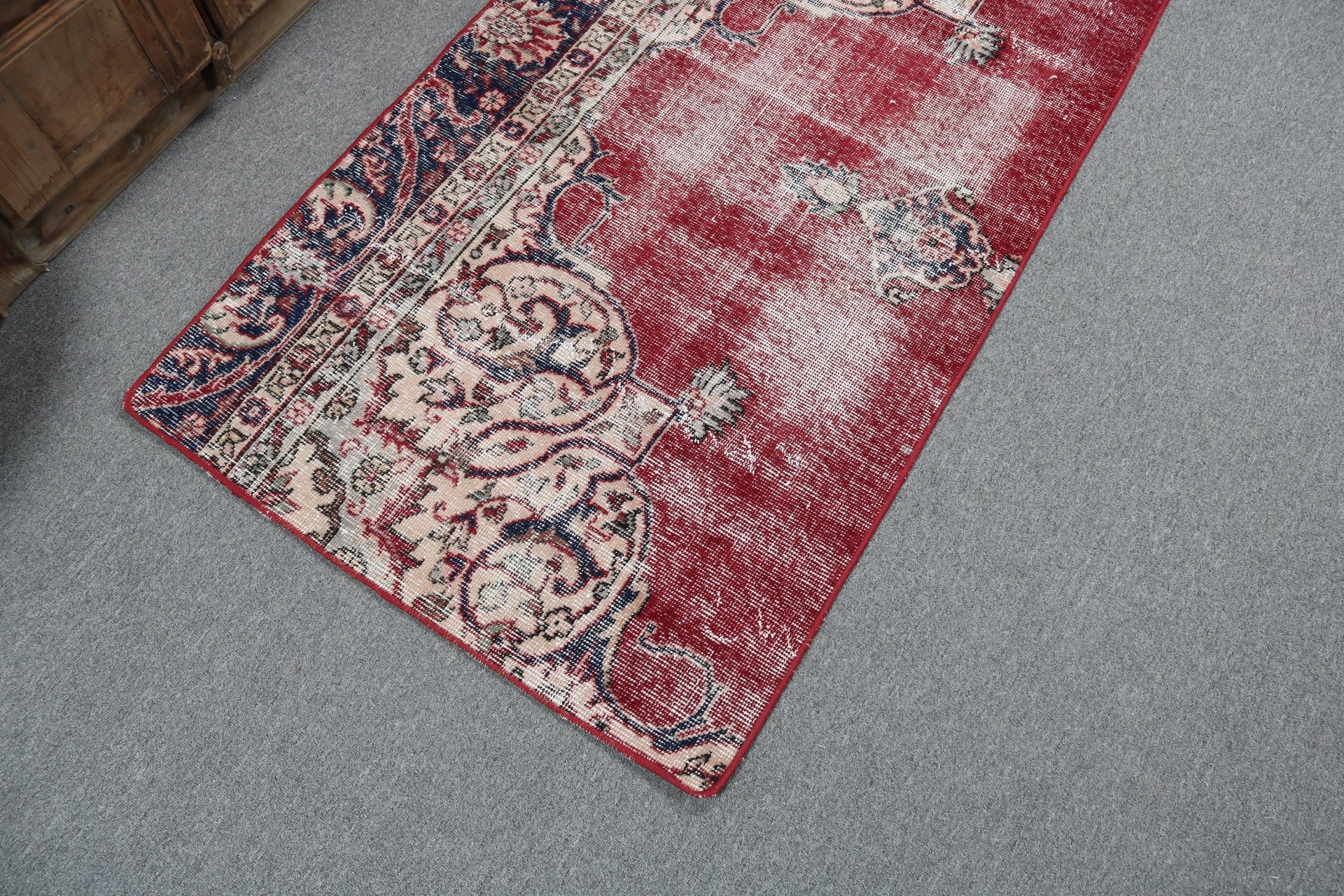 Turkish Rug, Oriental Rugs, Vintage Rug, Red Home Decor Rugs, Bedroom Rug, Small Vintage Rugs, 2.8x4.9 ft Small Rug