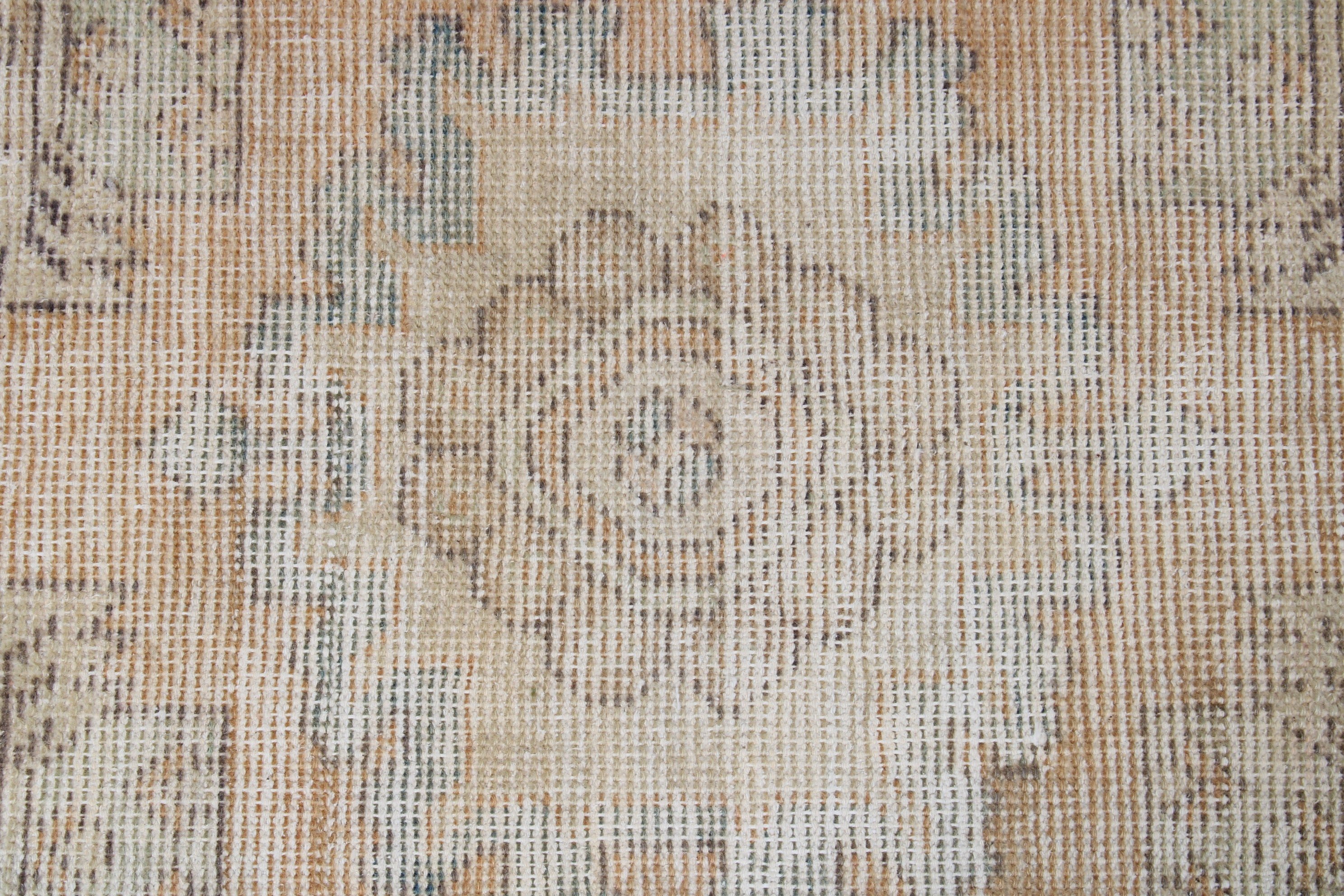 Neutral Rugs, Vintage Rug, Brown Antique Rug, Bedroom Rug, Rugs for Entry, Turkish Rugs, Aztec Rugs, Small Area Rugs, 1.2x2.6 ft Small Rugs