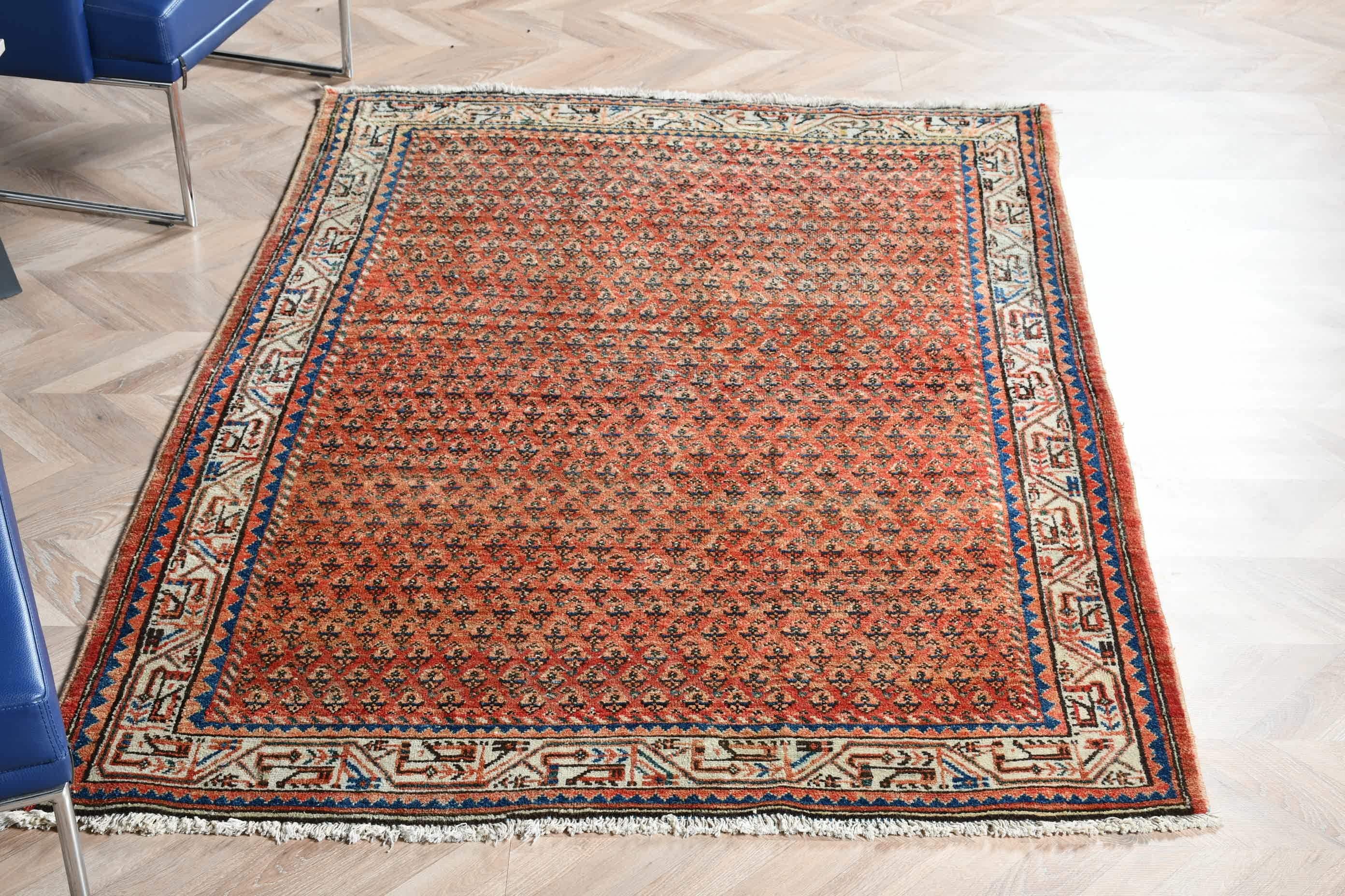 Antik Halı, Antre Halı, Ev Halı, Oturma odası Halı, 134x198 cm Oturma odası Halı, Turuncu Ev dekoru Halı, Yatak odası Halı, Türk Halı