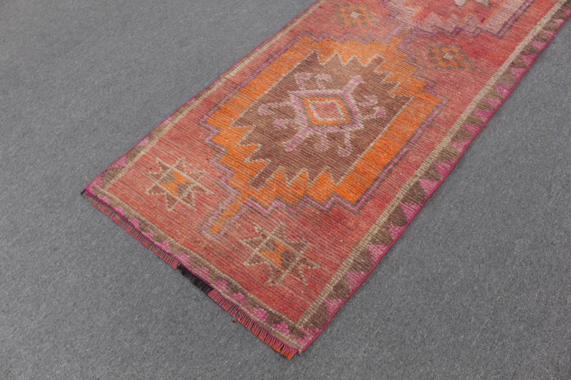 2.9x8.7 ft Runner Rug, Oriental Rugs, Rugs for Kitchen, Vintage Rugs, Stair Rugs, Red Cool Rugs, Antique Rug, Hallway Rug, Turkish Rugs