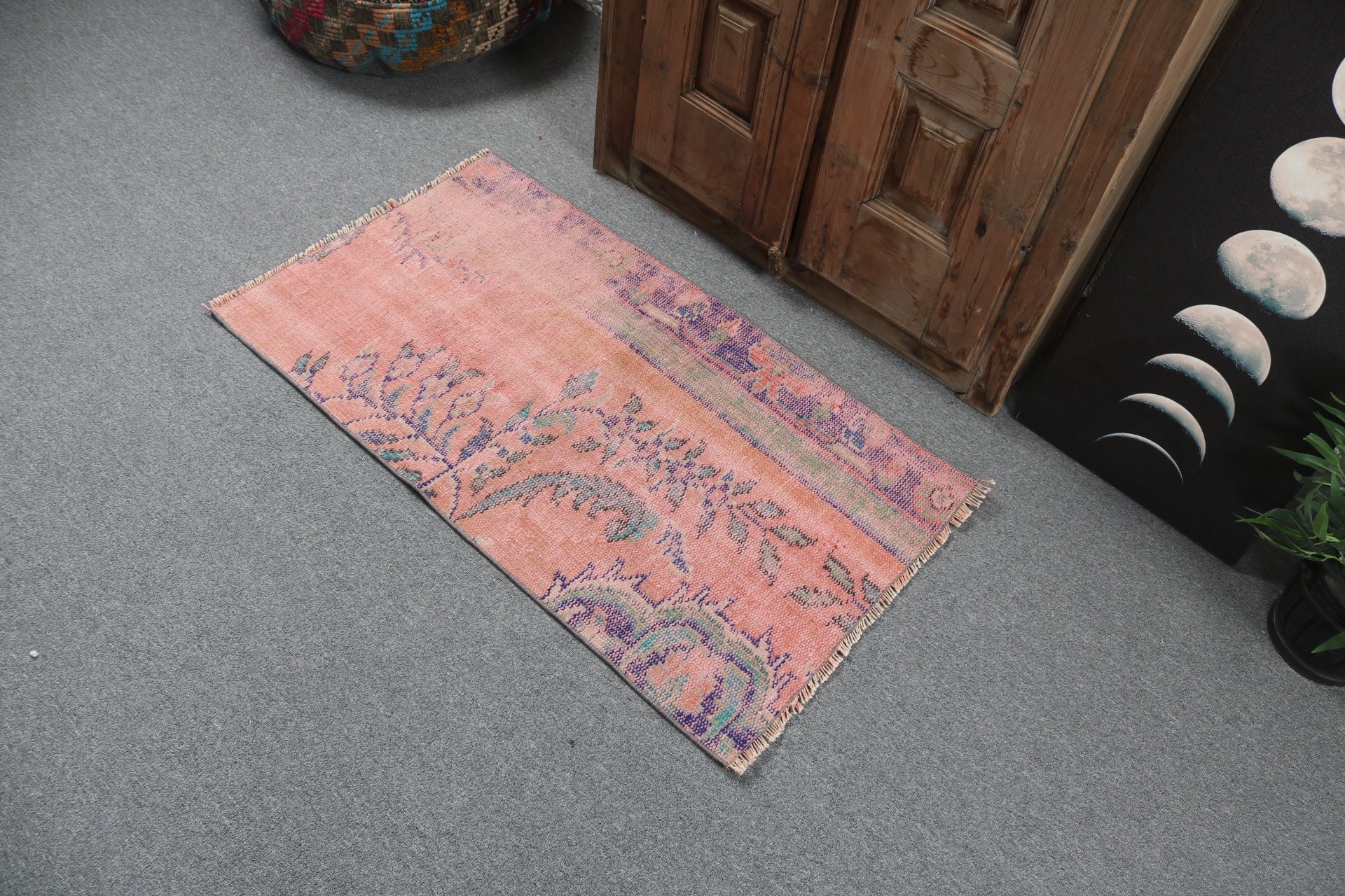 Yer Halısı, 2x3,6 ft Küçük Halı, Turuncu Mutfak Halıları, Duvara Asma Halılar, Giriş Halıları, Havalı Halılar, Vintage Halılar, Araba Paspas Halıları, Türk Halıları