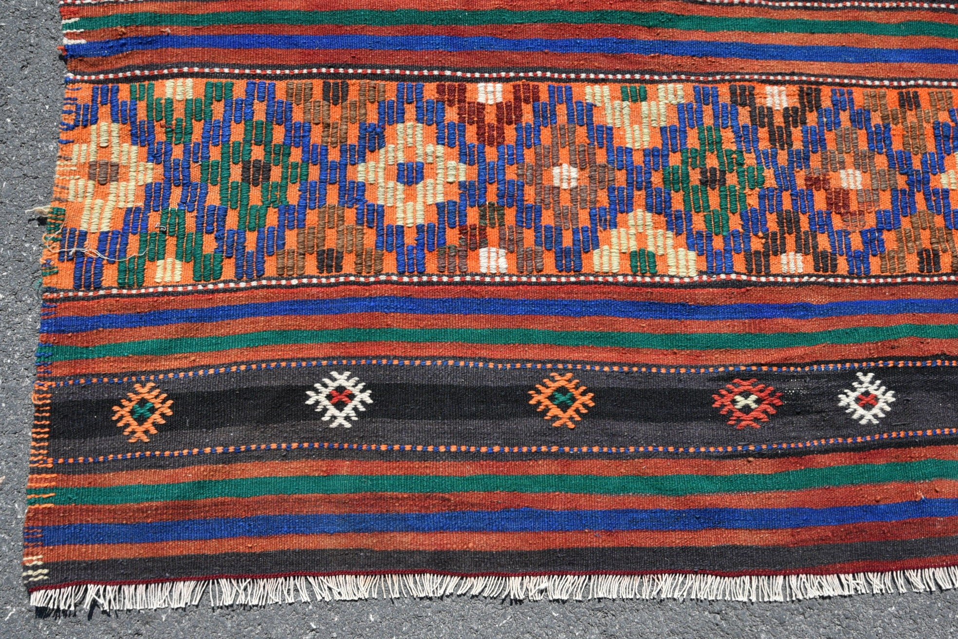 Oturma Odası Halıları, Yemek Odası Halısı, Vintage Halı, Mutfak Halısı, Oushak Halısı, Kilim, 4.6x10.1 ft Büyük Halılar, Yatak Odası Halısı, Türk Halısı