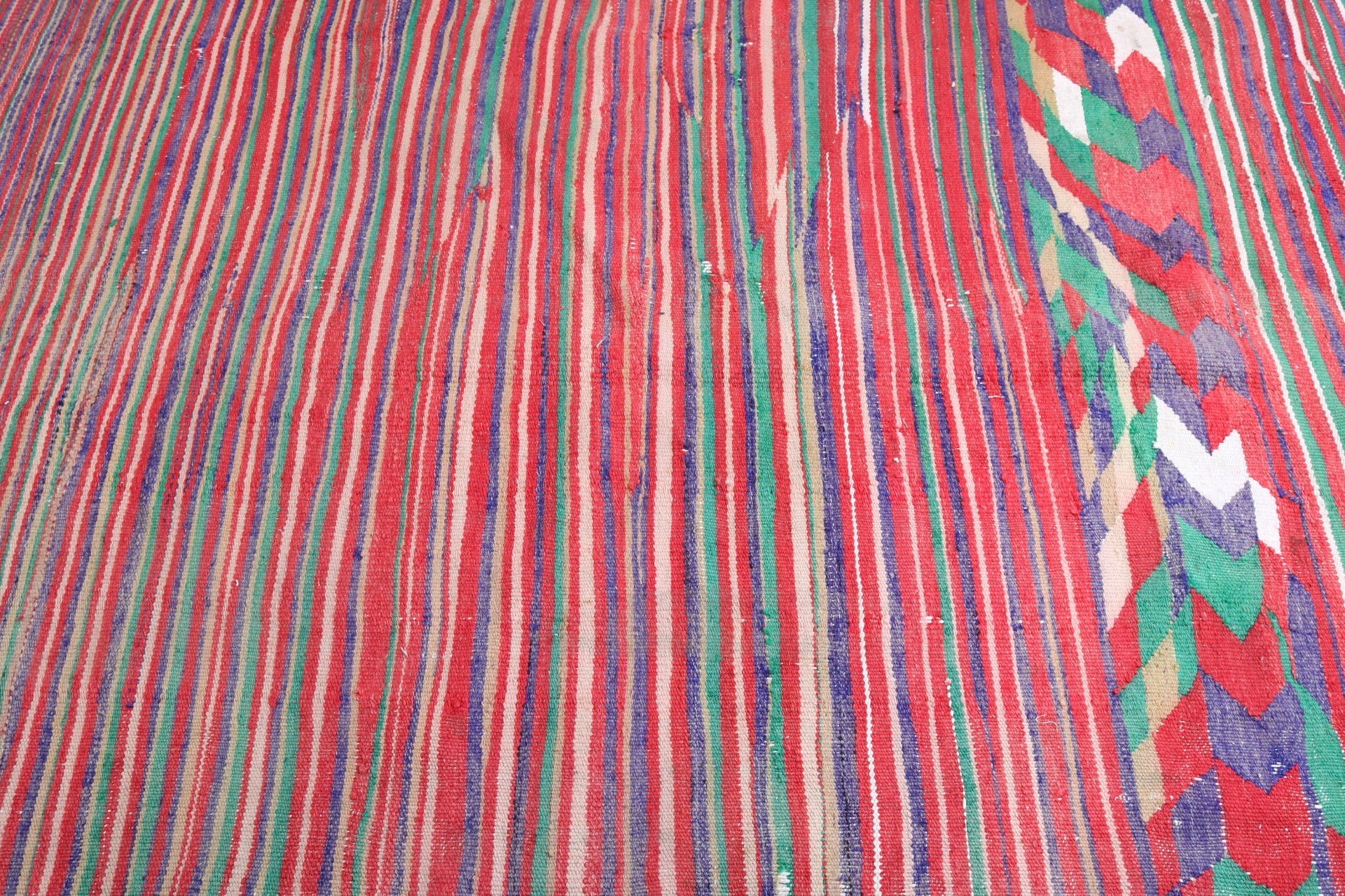 Kilim, Ev Dekorasyonu Halıları, Yatak Odası Halıları, Boho Alan Halısı, 4,4x8,4 ft Alan Halısı, Vintage Alan Halısı, Vintage Halı, Türk Halıları, Kırmızı Fas Halıları