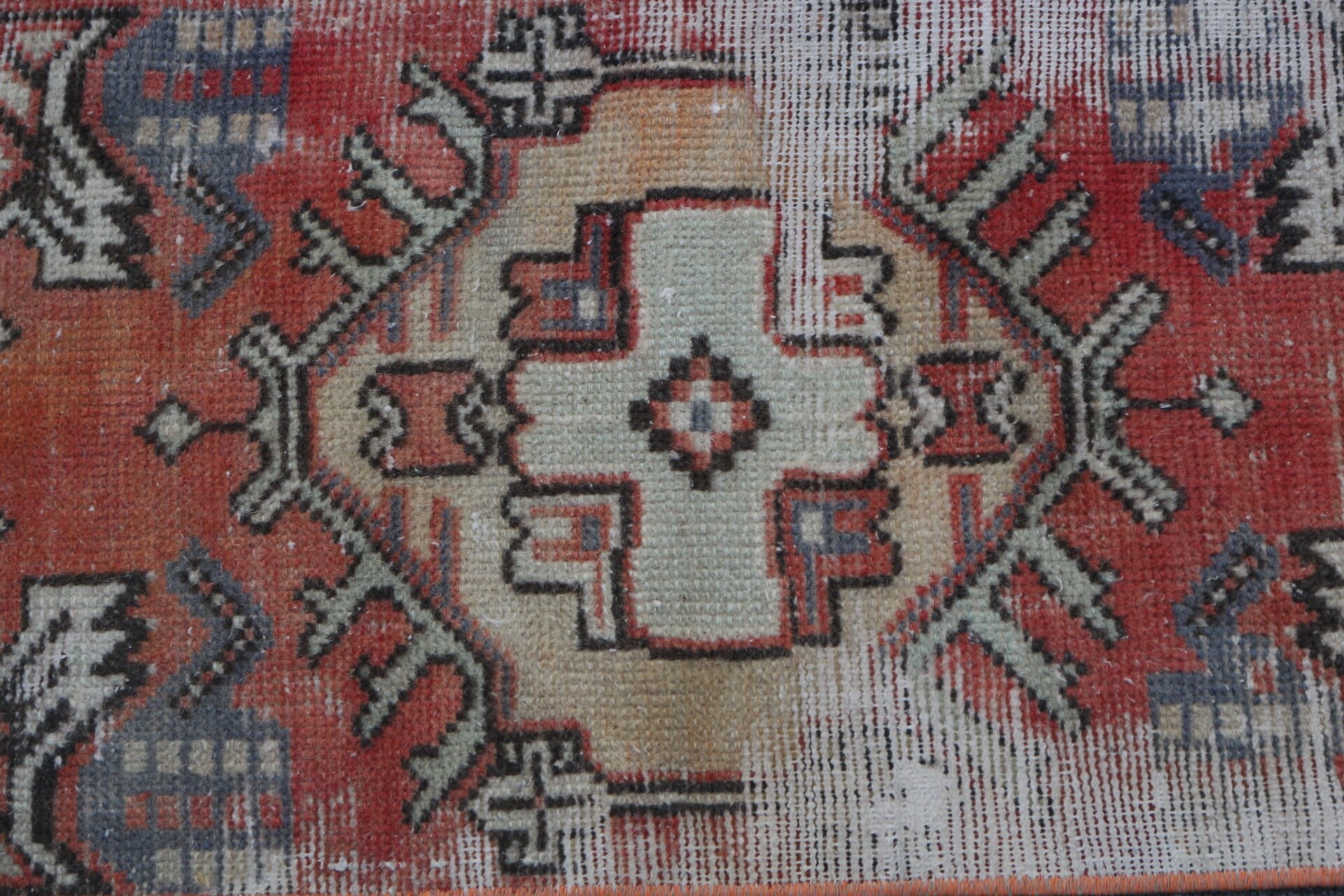 Bedroom Rug, Red  1.2x2.5 ft Small Rug, Kitchen Rug, Aztec Rug, Vintage Rugs, Wall Hanging Rugs, Rugs for Nursery, Turkish Rug