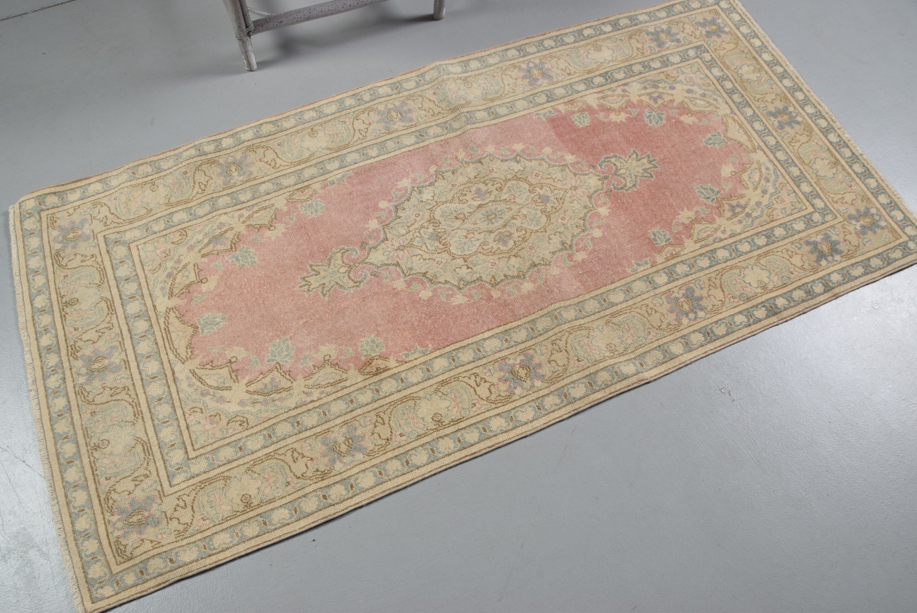 Yatak Odası Halısı, Türk Halısı, Vintage Halılar, Yün Halılar, Pembe Ev Dekorasyonu Halısı, 2,9x5,9 ft Accent Halı, Havalı Halı, Giriş Halıları, Yatak Odası Halıları