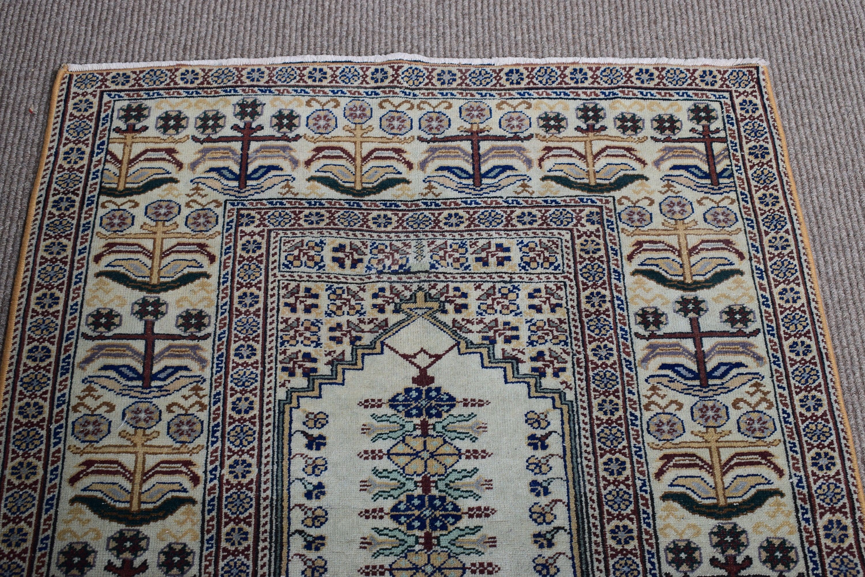 Bej Modern Halılar, Yatak Odası Halıları, Mutfak Halıları, Vintage Halı, 2,8x4 ft Küçük Halı, Türk Halıları, Paspas Halısı, Banyo Halıları, Lüks Halı