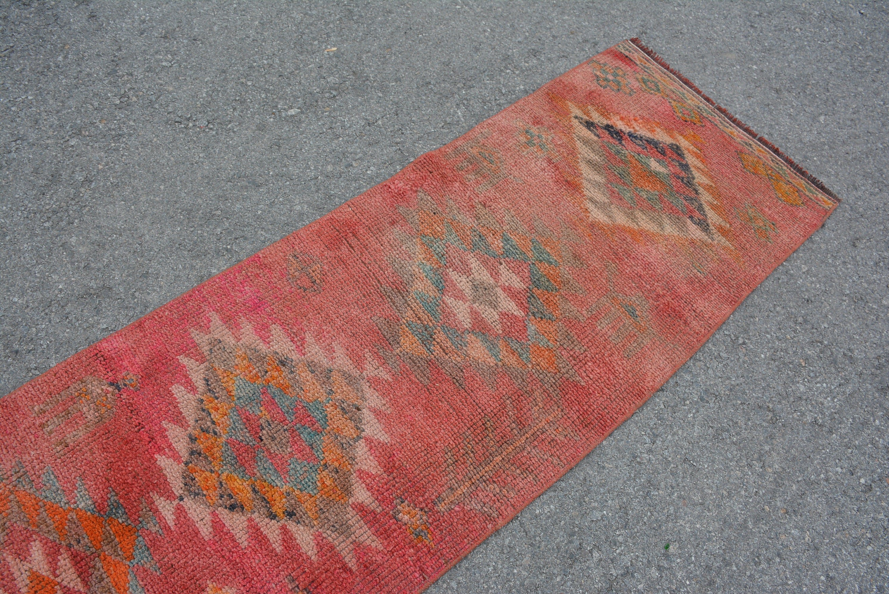 Antika Halı Yolluk Halıları, Oryantal Halı, Sevimli Halı, Vintage Halı, Koşucu Halıları, Türk Halısı, Mutfak Halıları, 2,3x13,1 ft Koşucu Halısı, Harika Halı