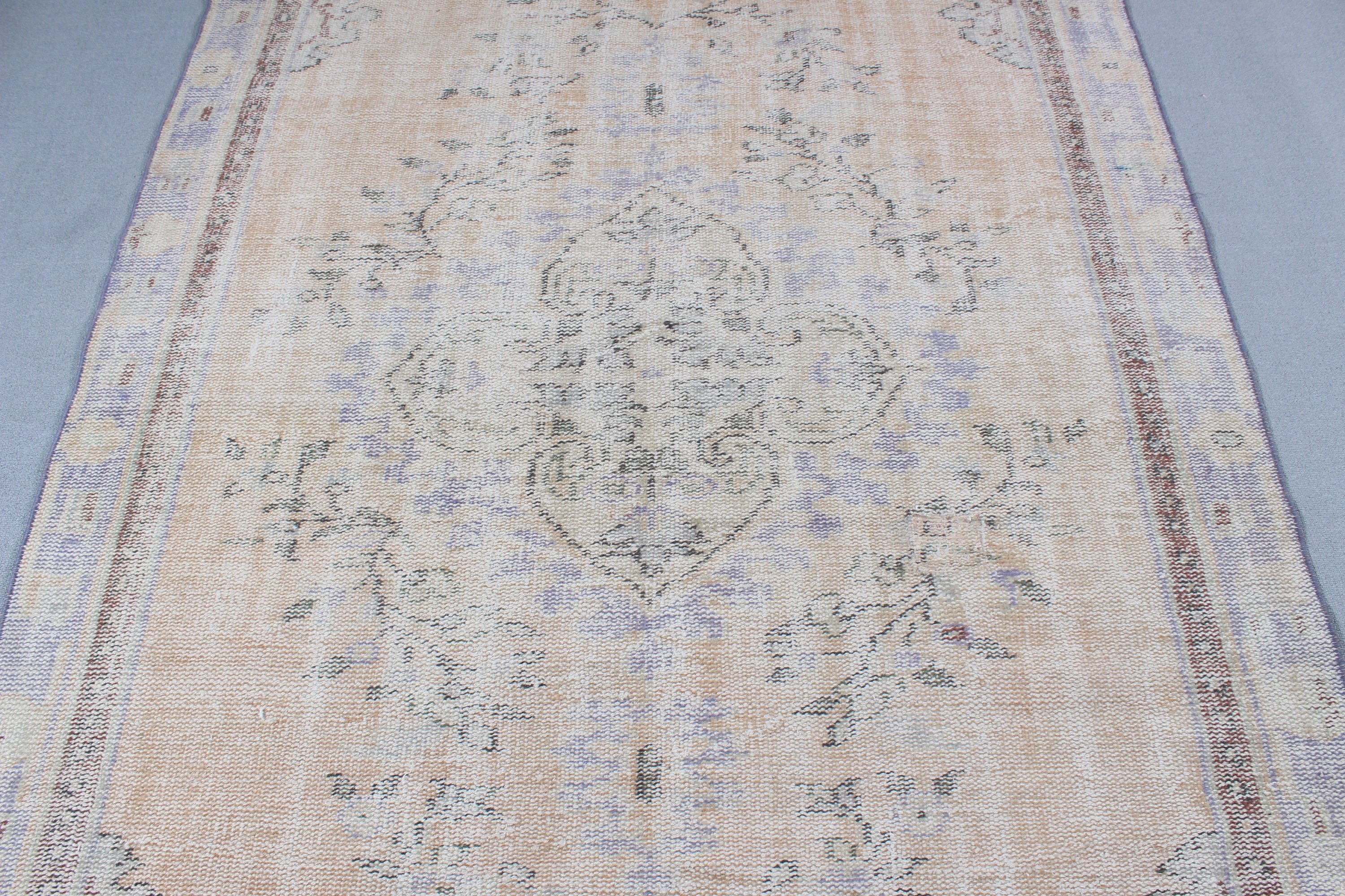 Büyük Oushak Halılar, Vintage Halı, Boho Halılar, 4.9x9 ft Büyük Halılar, Bej Modern Halı, Türk Halıları, Anadolu Halısı, Yatak Odası Halıları