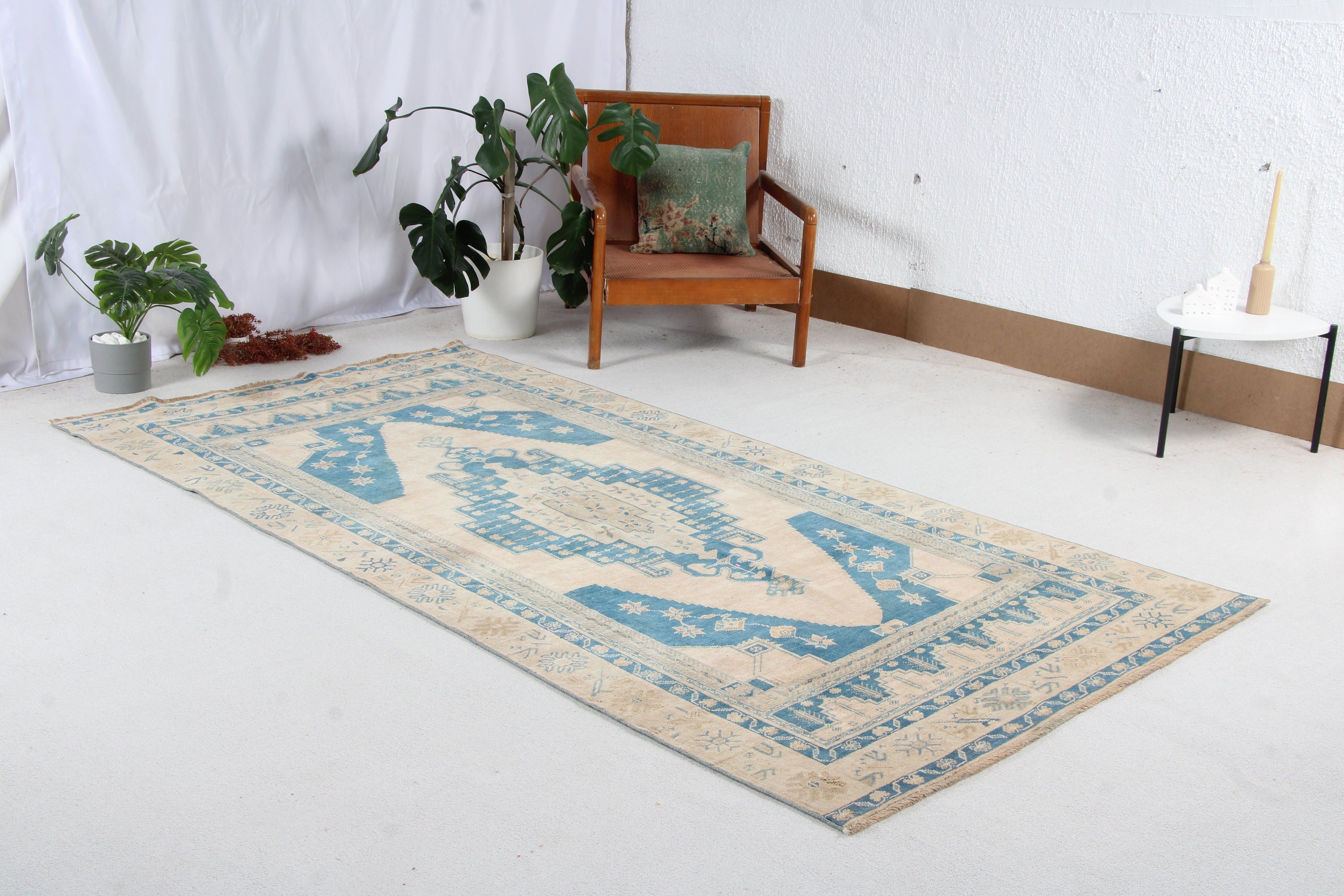 4.6x8.9 ft Büyük Halı, Türk Halıları, Ev Dekorasyonu Halısı, Kahverengi Soğuk Halı, Antika Halılar, Vintage Halılar, Aztek Halısı, Yatak Odası Halıları, Büyük Vintage Halılar