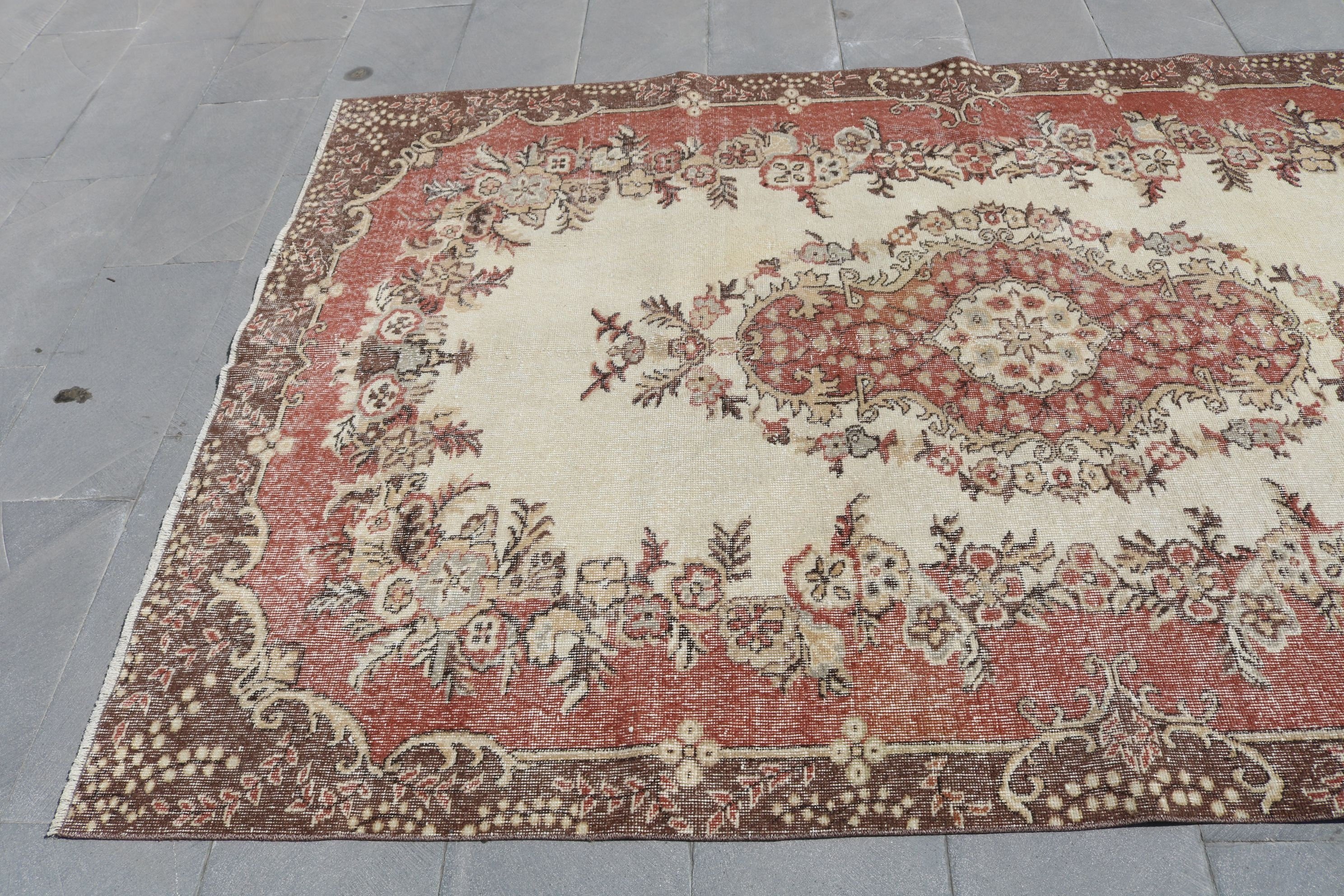Living Room Rug, Turkish Rug, Oriental Rug, Handwoven Rug, Bedroom Rug, 5.7x9.1 ft Large Rugs, Rugs for Bedroom, Moroccan Rug, Vintage Rug