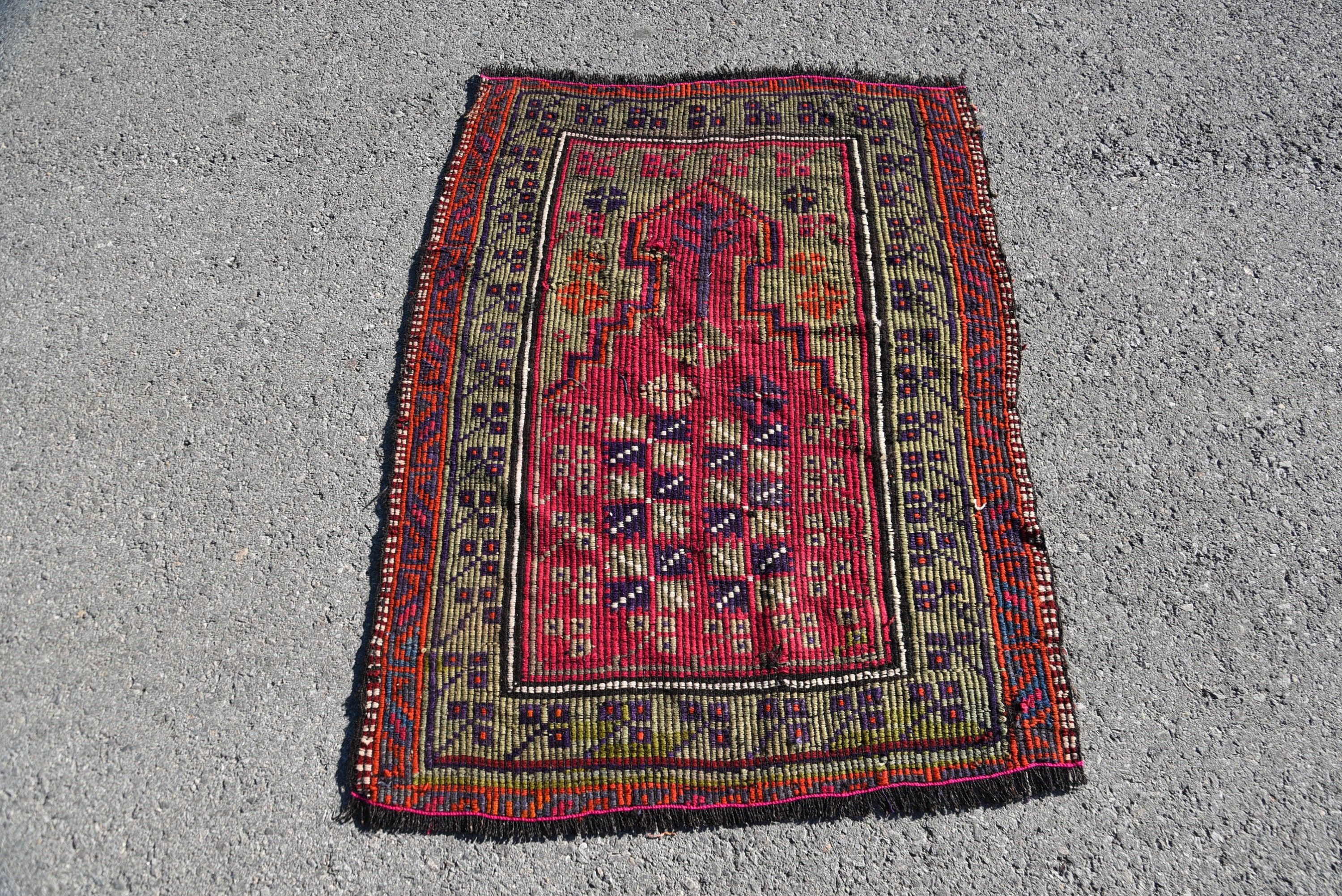 Vintage Halılar, Pastel Halı, Yatak Odası Halısı, Banyo Halısı, Türk Halıları, Giriş Halıları, Kilim, 2,9x3,9 ft Küçük Halı, Oryantal Halılar, Fas Halısı