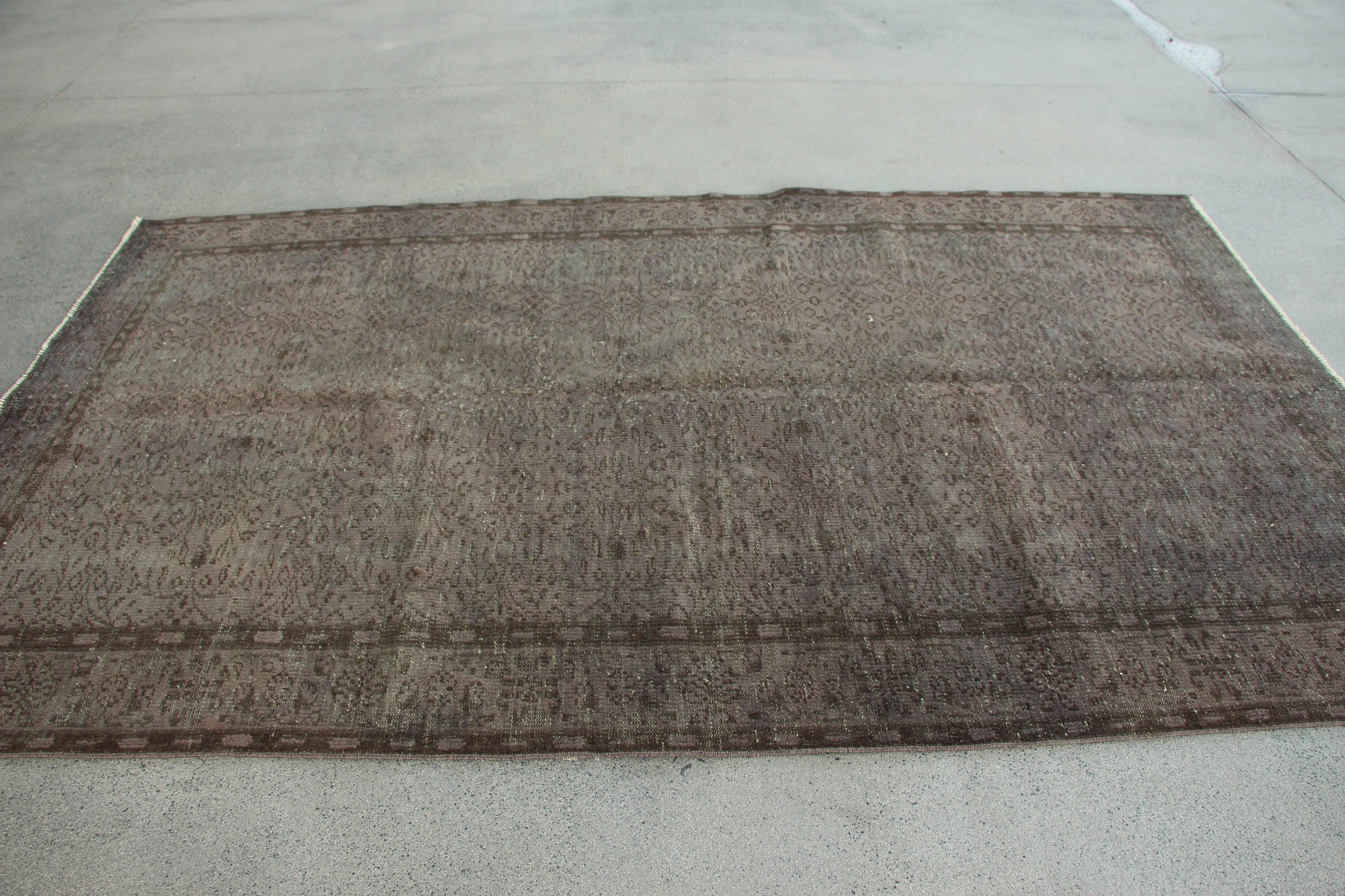 Purple Kitchen Rug, Bedroom Rugs, Vintage Rugs, Rugs for Bedroom, Salon Rug, Wool Rug, Turkish Rug, Handwoven Rugs, 5.3x9 ft Large Rug