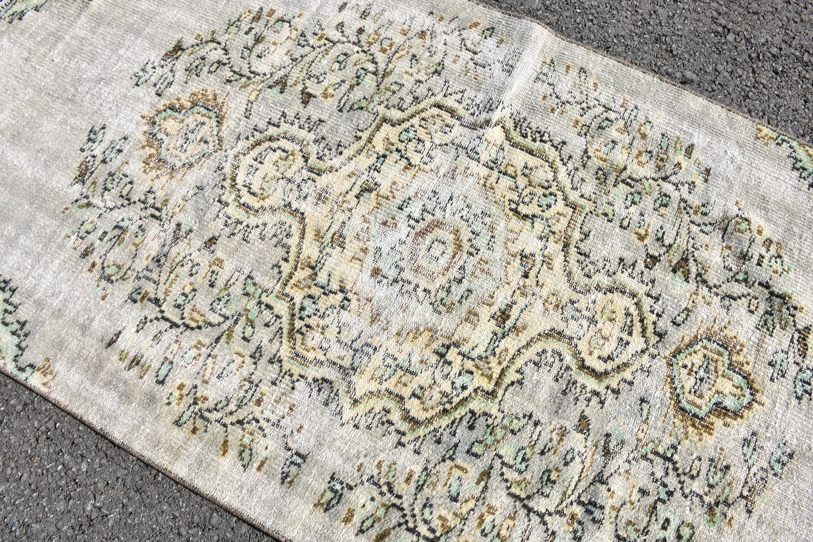 Pink Oushak Rug, Floor Rug, Living Room Rugs, Hand Woven Rug, Rugs for Floor, Vintage Rug, Kitchen Rug, 3.7x7.1 ft Area Rug, Turkish Rug