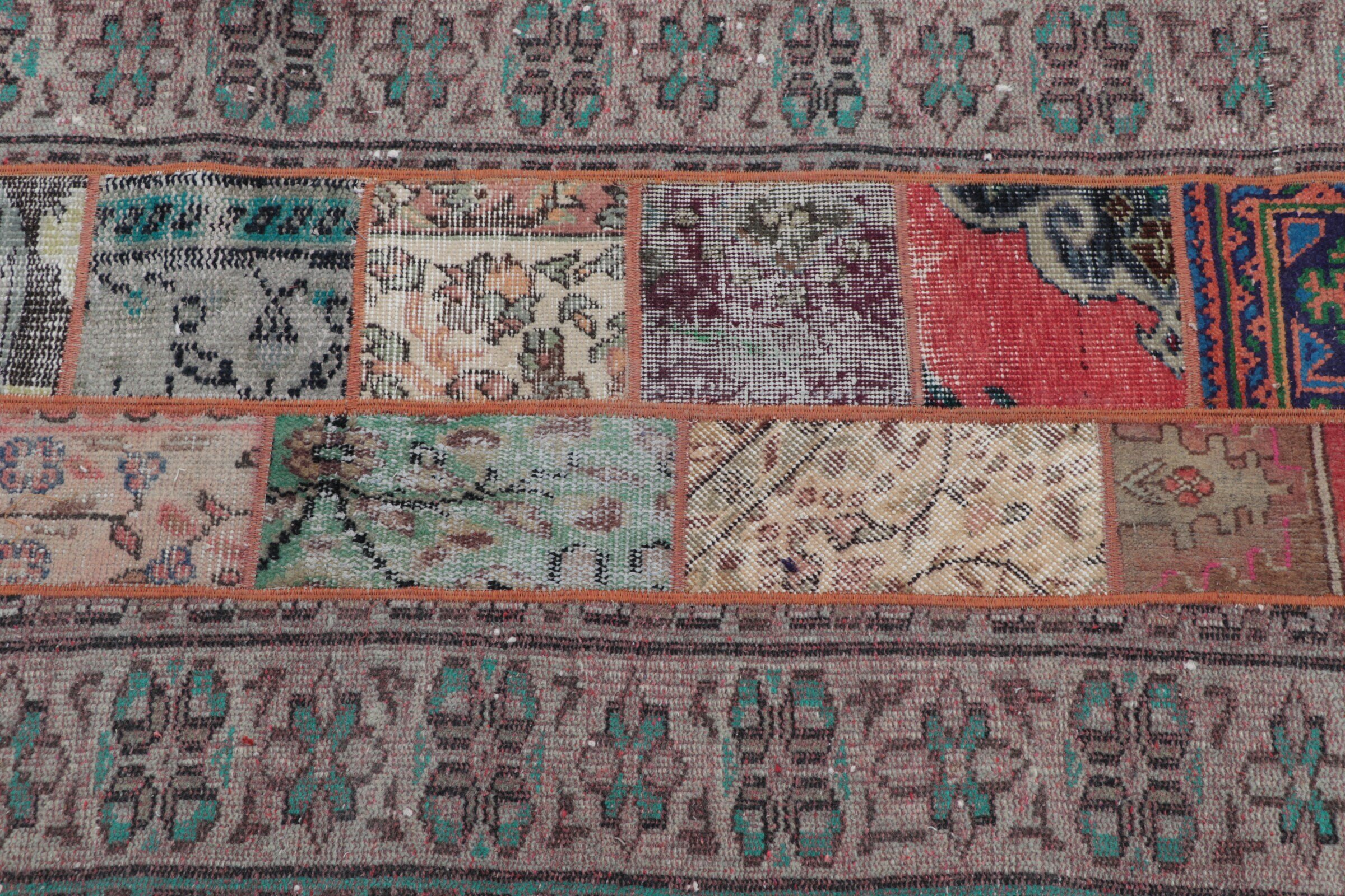 Anatolian Rugs, 2.6x7 ft Runner Rug, Brown Oriental Rugs, Vintage Rugs, Rugs for Runner, Floor Rug, Pale Rug, Corridor Rug, Turkish Rugs