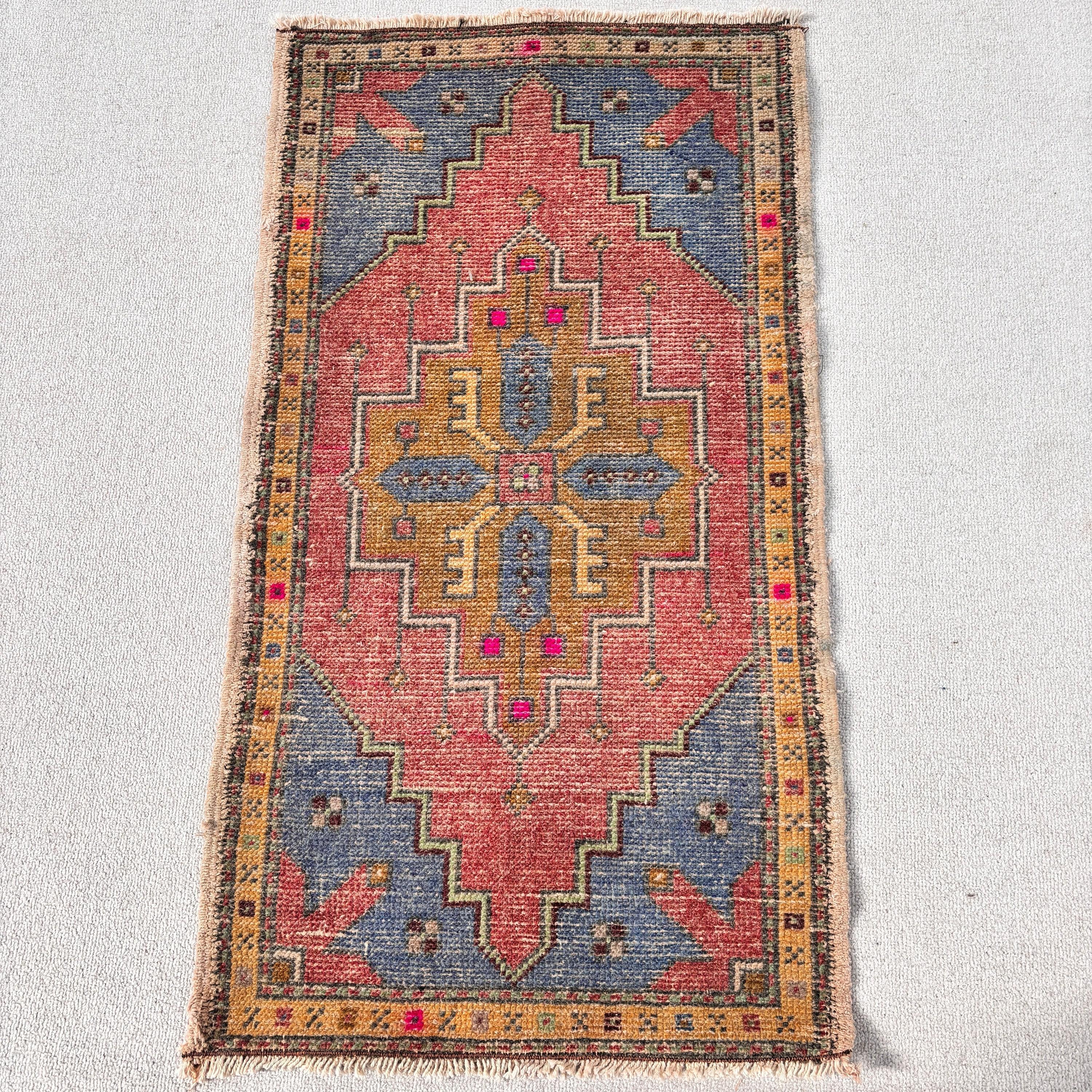 Bedroom Rug, Rugs for Nursery, Red Oriental Rugs, Floor Rugs, Vintage Rugs, Bath Rug, Turkish Rugs, Moroccan Rug, 1.8x3.2 ft Small Rugs