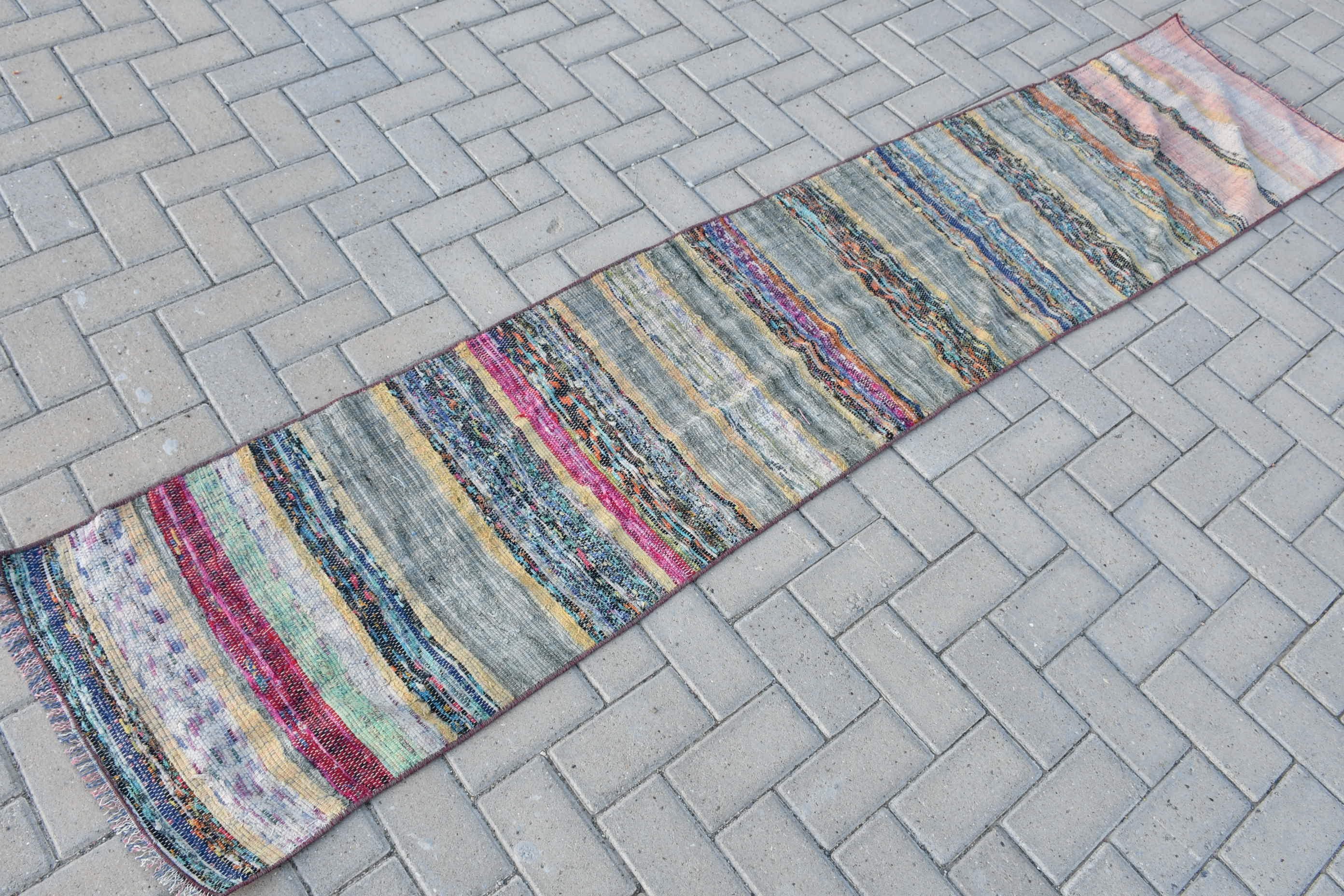 Pastel Halılar, Vintage Halı, Gri Yer Halıları, Yer Halısı, Yatak Odası Halısı, Kilim, Koridor Halıları, Merdiven Halıları, 1.8x8.6 ft Runner Halısı, Türk Halıları