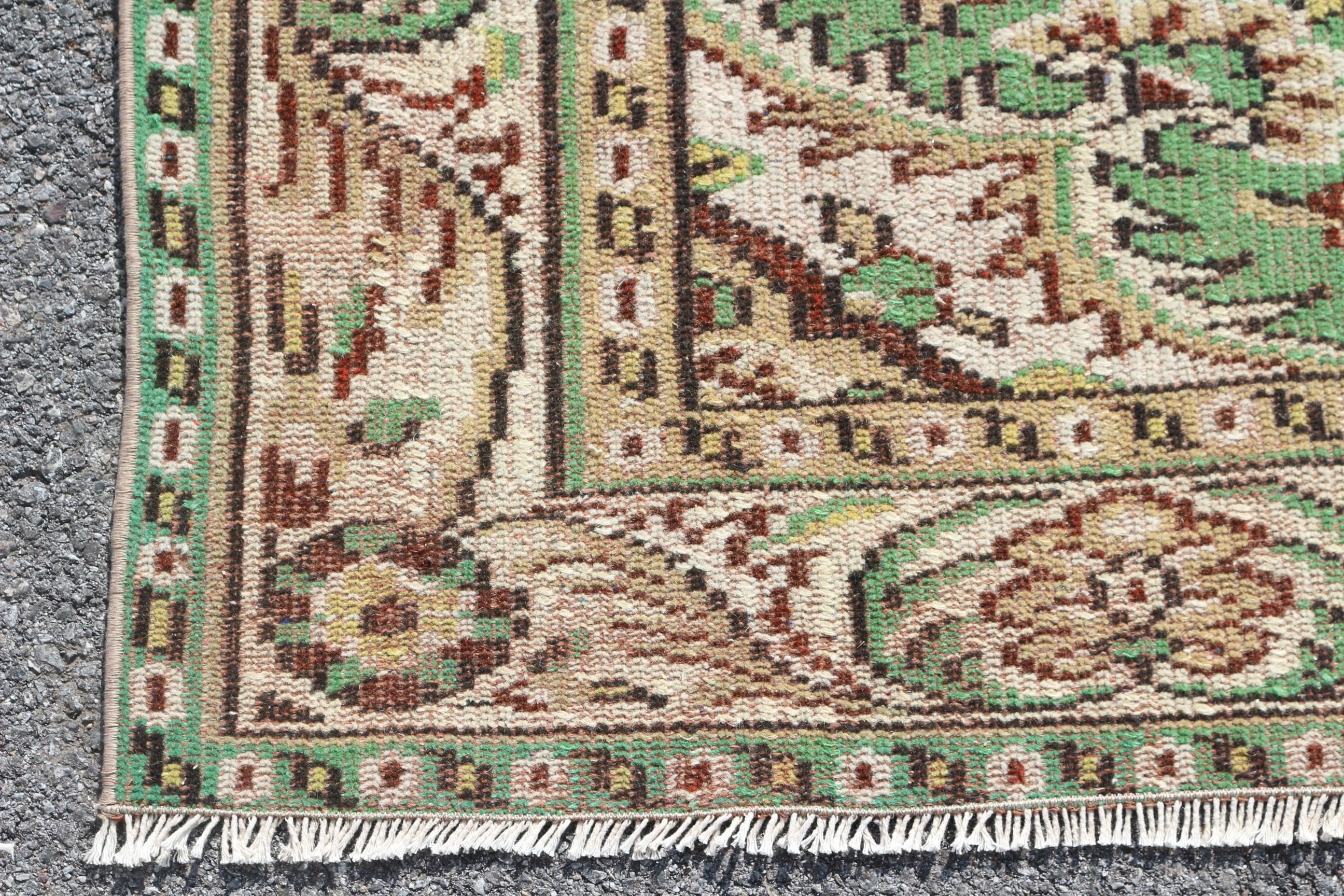 Rugs for Dining Room, 5.3x9.2 ft Large Rugs, Vintage Rug, Green Oushak Rugs, Dining Room Rugs, Bedroom Rug, Turkish Rugs, Floor Rugs