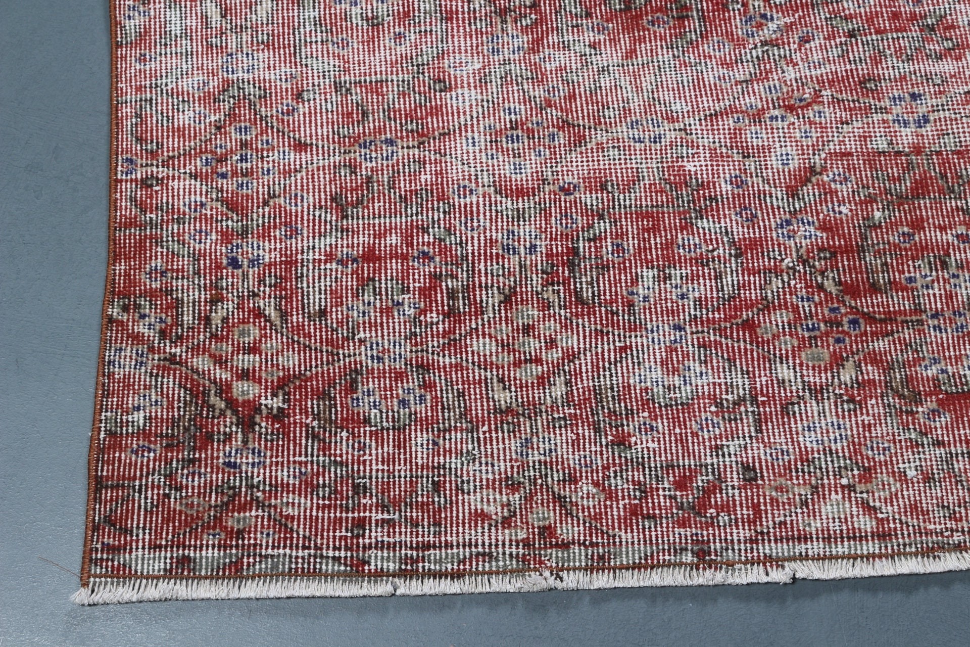 Home Decor Rug, Living Room Rugs, Red Cool Rug, Vintage Rugs, 4.1x8.3 ft Area Rug, Turkish Rug, Bedroom Rug, Kitchen Rugs, Aztec Rug