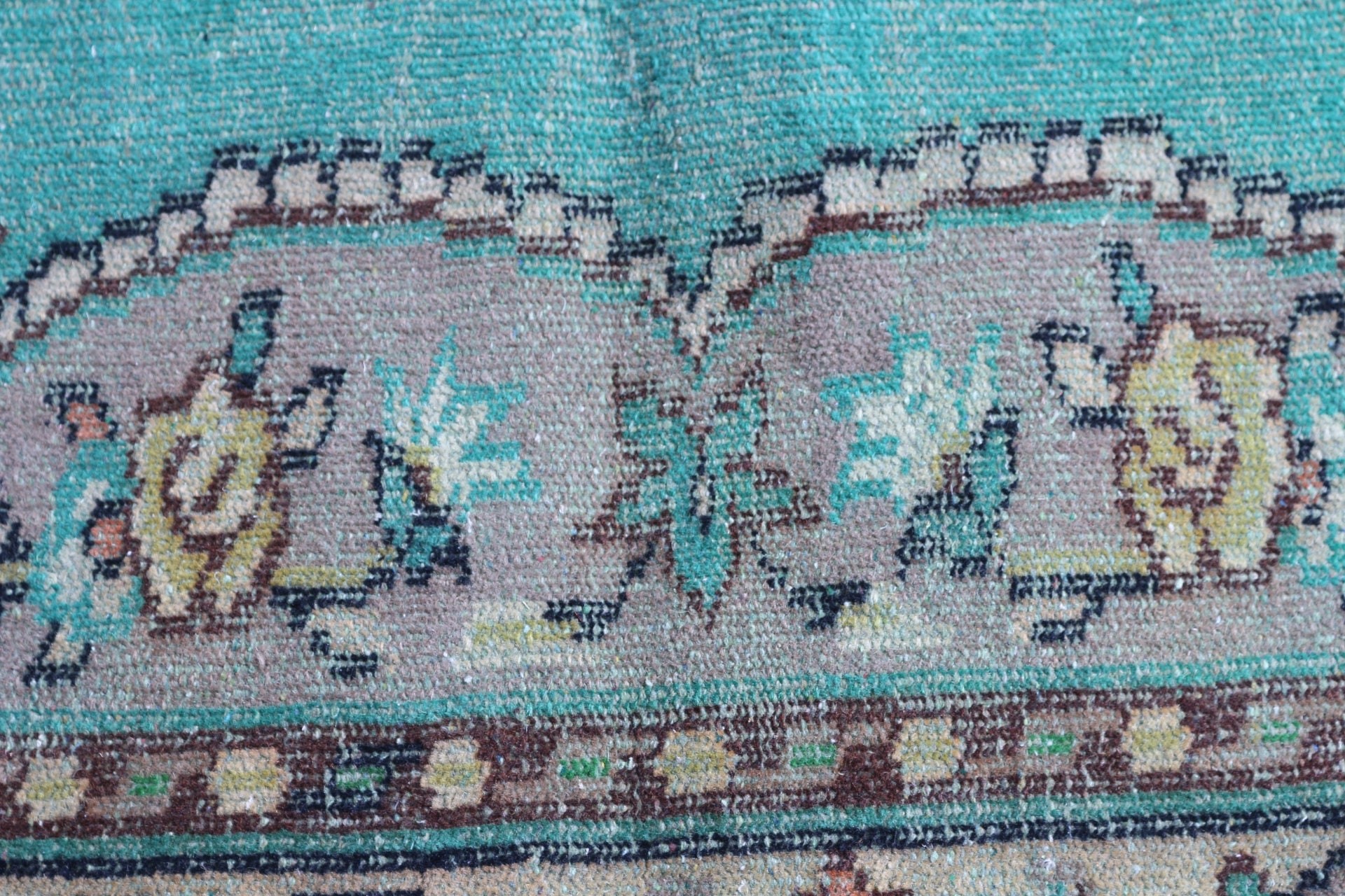 Bedroom Rug, Designer Rug, Vintage Rug, Antique Rugs, Turkish Rug, Moroccan Rug, 5.8x8.8 ft Large Rugs, Salon Rug, Green Oriental Rug