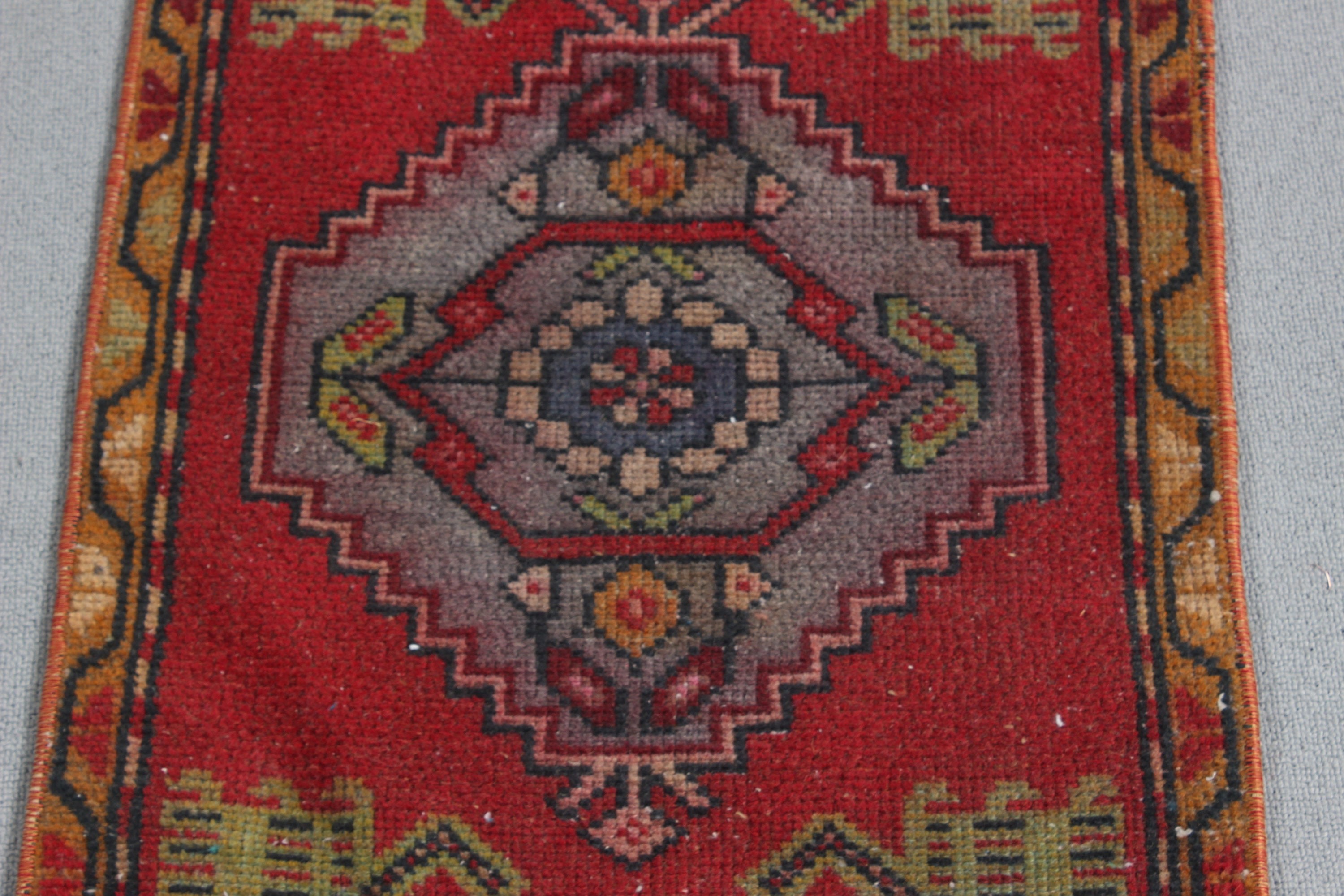 Açıklama Halıları, Mutfak Halısı, Vintage Halılar, 1,6x3,1 ft Küçük Halılar, Yün Halı, Modern Halılar, Gri Yün Halı, Türk Halıları, Küçük Vintage Halı