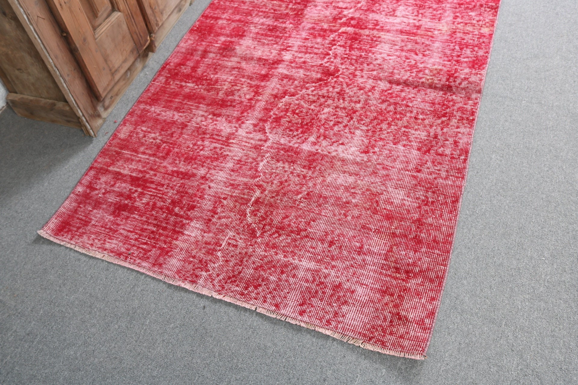 Anatolian Rugs, Turkish Rugs, Red Luxury Rug, 3.7x5.9 ft Accent Rugs, Handwoven Rug, Bedroom Rugs, Rugs for Vintage Accent, Vintage Rugs