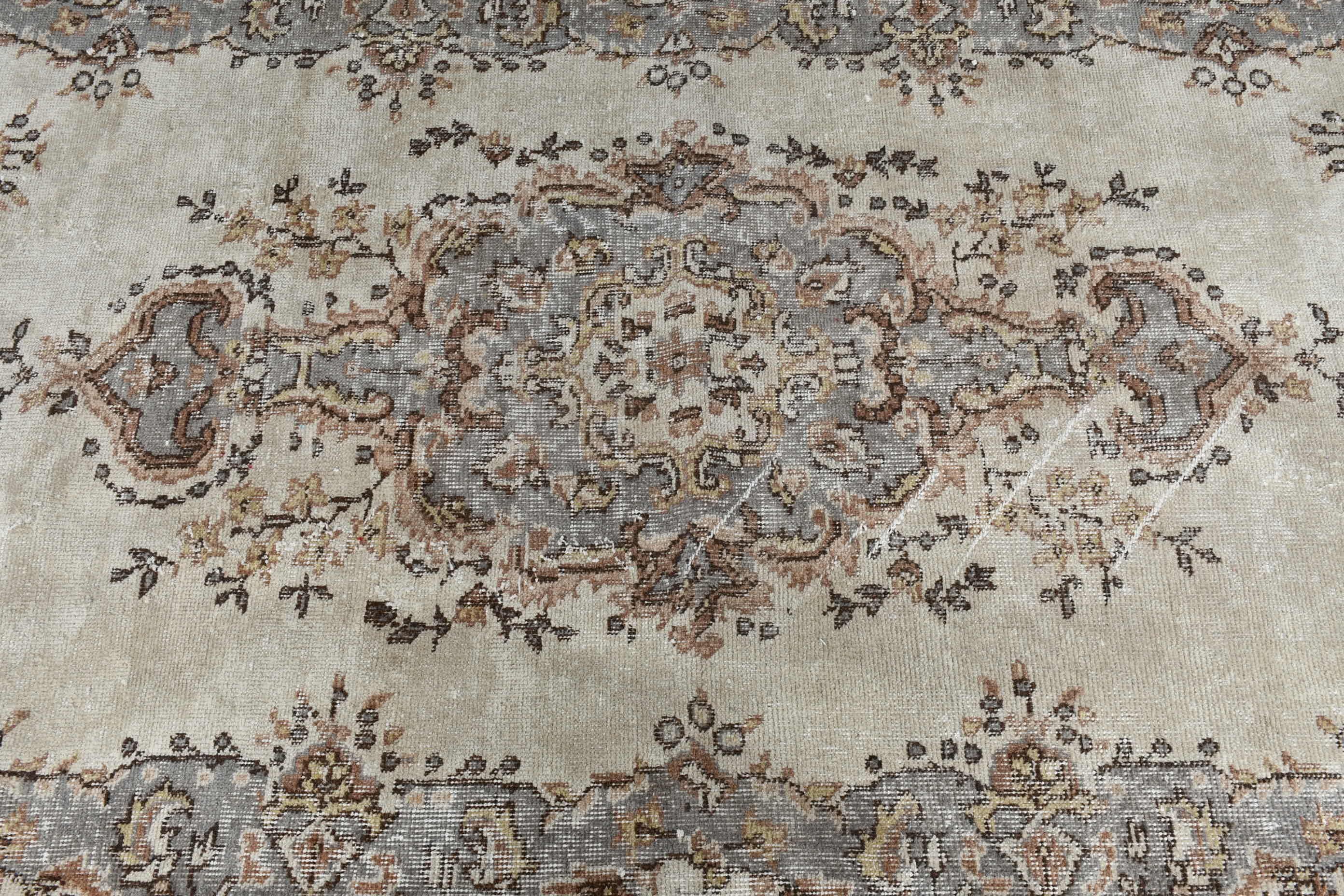 Decorative Rugs, Oriental Rug, Beige Cool Rugs, Nursery Rugs, 3.8x6.6 ft Area Rug, Turkish Rugs, Bedroom Rug, Rugs for Bedroom, Vintage Rug