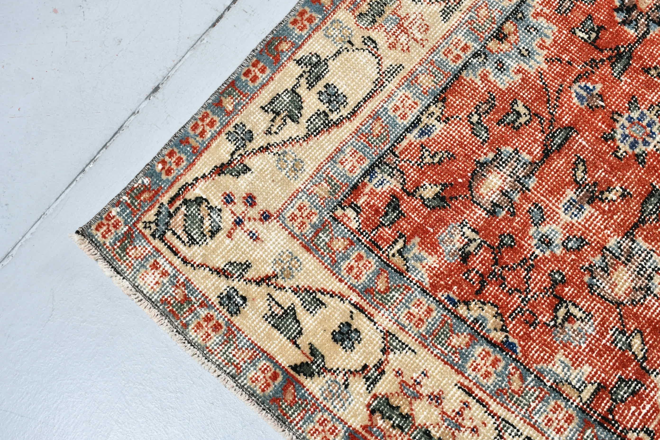 Anadolu Halıları, Boho Bölge Halıları, Vintage Halı, Kahverengi Soğuk Halı, Ev Dekorasyonu Halısı, 3,9x6,9 ft Alan Halısı, Türk Halıları, Yatak Odası Halıları, Yer Halısı