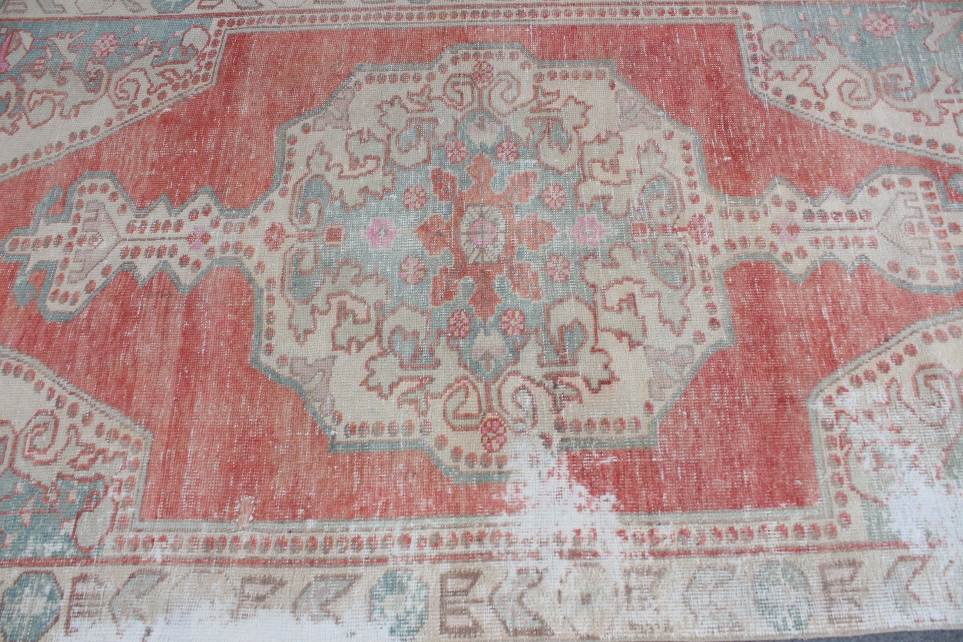 Turkish Rug, Moroccan Rug, Rugs for Floor, Vintage Decor Rug, Kitchen Rug, Vintage Rug, 4.3x8.1 ft Area Rug, Red Home Decor Rug, Indoor Rug