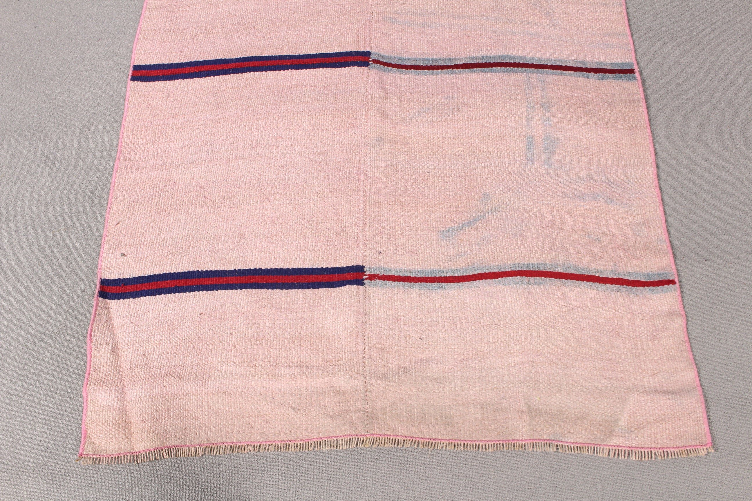 Merdiven Halıları, Antika Halı, Vintage Halı, Pembe Yer Halıları, Ofis Halısı, Koridor Halıları, 3.5x14.8 ft Yolluk Halıları, Türk Halısı, Yatak Odası Halıları