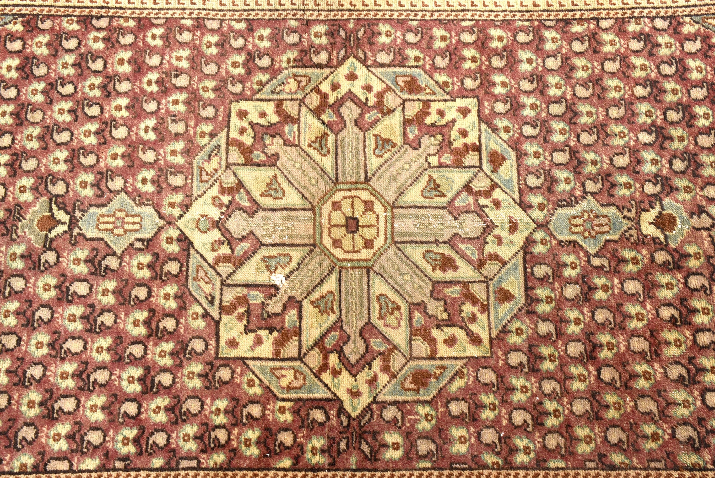 Türk Halısı, Yatak Odası Halıları, Vintage Halılar, Yatak Odası Halıları, 3,2x6,4 ft Aksan Halıları, Mor Oryantal Halılar, Yer Halıları, Açıklama Halısı