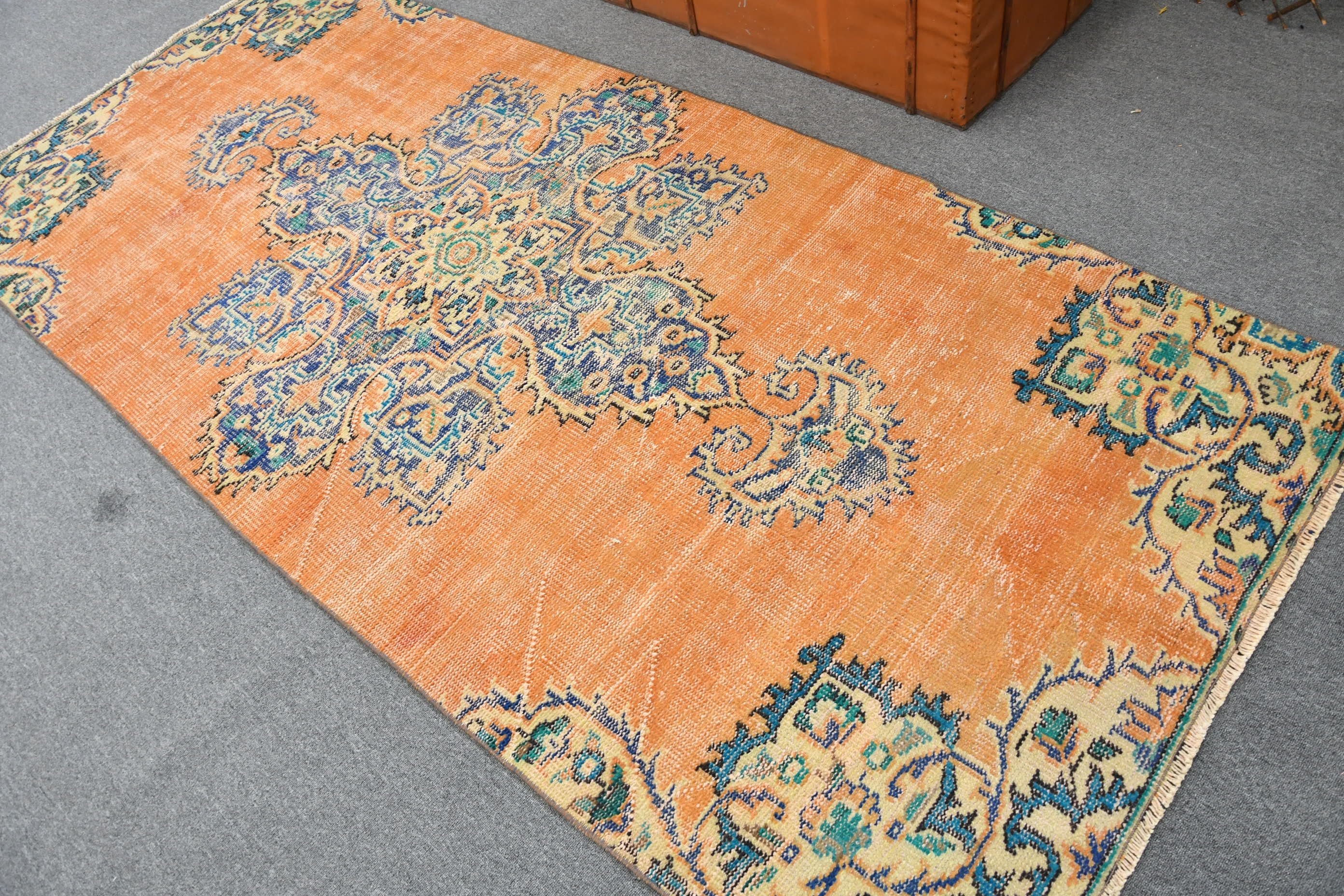 Pastel Rugs, Turkish Rug, Floor Rug, Rugs for Living Room, Kitchen Rugs, Vintage Rug, Home Decor Rug, Boho Area Rug Rugs, 4x9 ft Area Rugs