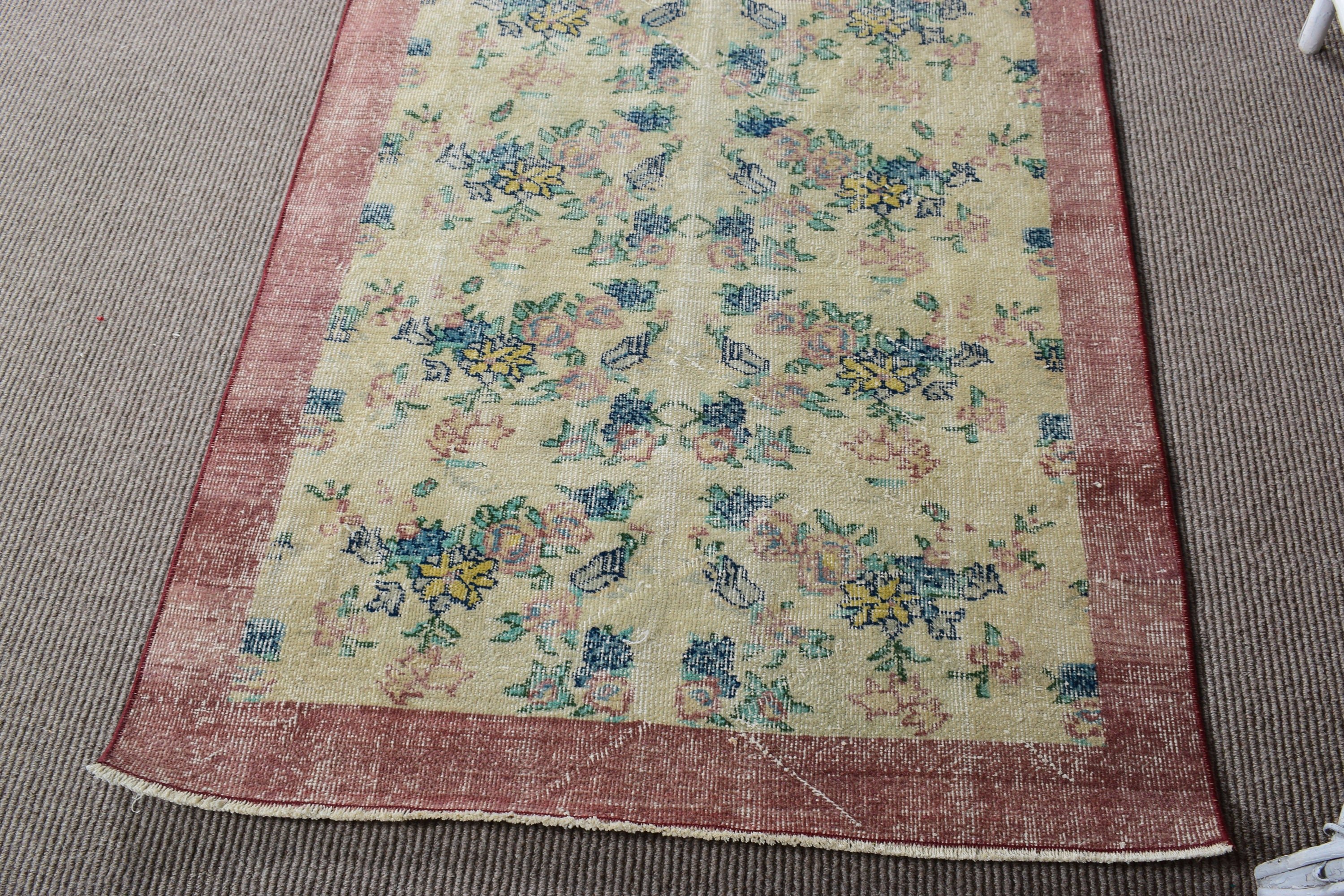 Türk Halıları, Mutfak Halıları, Vintage Halılar, Geometrik Halı, Gökkuşağı Modern Halılar, Çocuk Halıları, Boho Vurgulu Halı, 3,2x6,3 ft Vurgulu Halılar