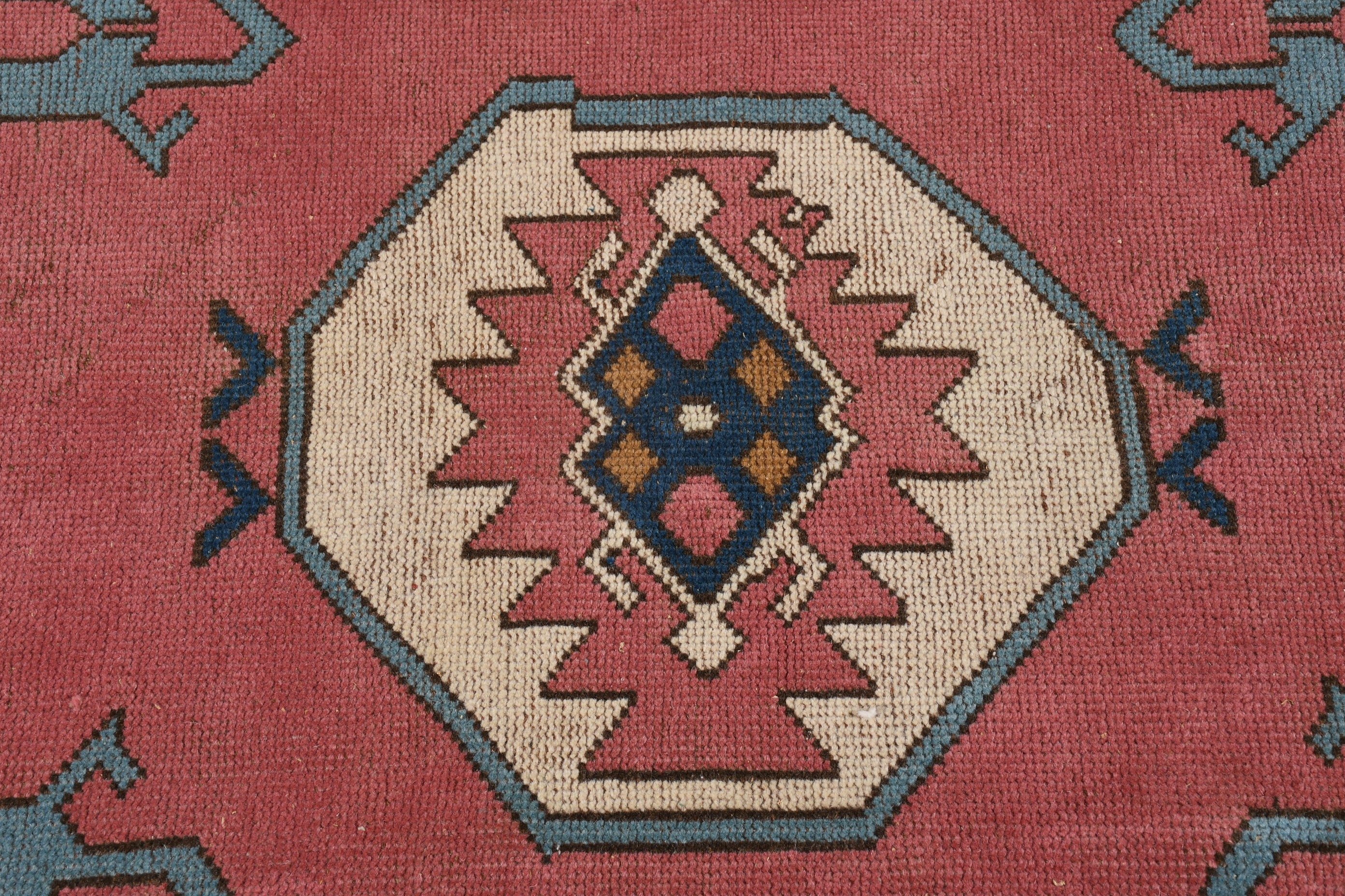 Kırmızı Anadolu Halıları, Fas Halıları, Türk Halısı, 6x8.4 ft Büyük Halı, Büyük Oushak Halısı, Vintage Halılar, Büyük Boho Halısı