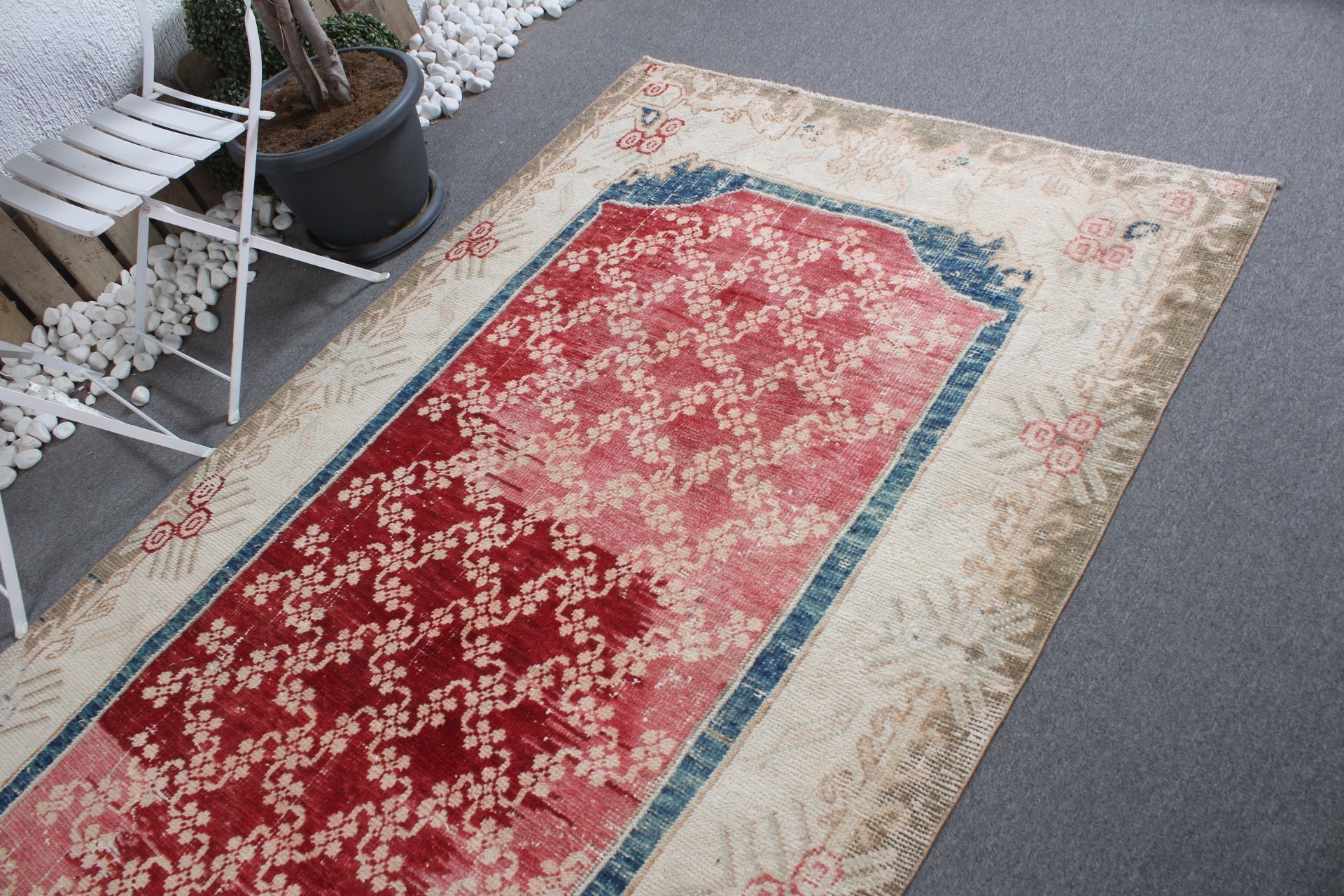 Bedroom Rug, Beige Kitchen Rug, Antique Rugs, Vintage Rugs, Turkish Rug, Floor Rug, Aztec Rugs, Dining Room Rugs, 4.7x9.8 ft Large Rug