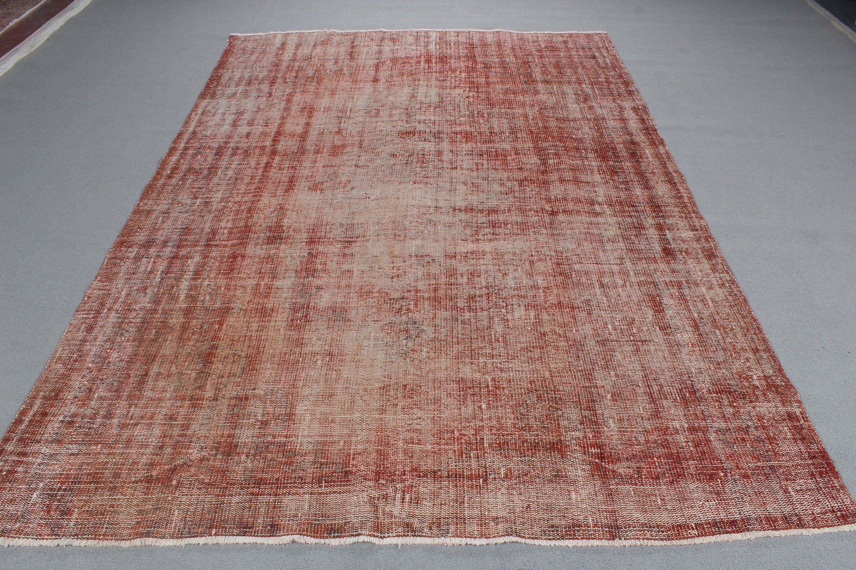 Pink Home Decor Rug, Floor Rug, Anatolian Rugs, 6x8.8 ft Large Rug, Turkish Rugs, Living Room Rugs, Vintage Rugs, Large Vintage Rugs