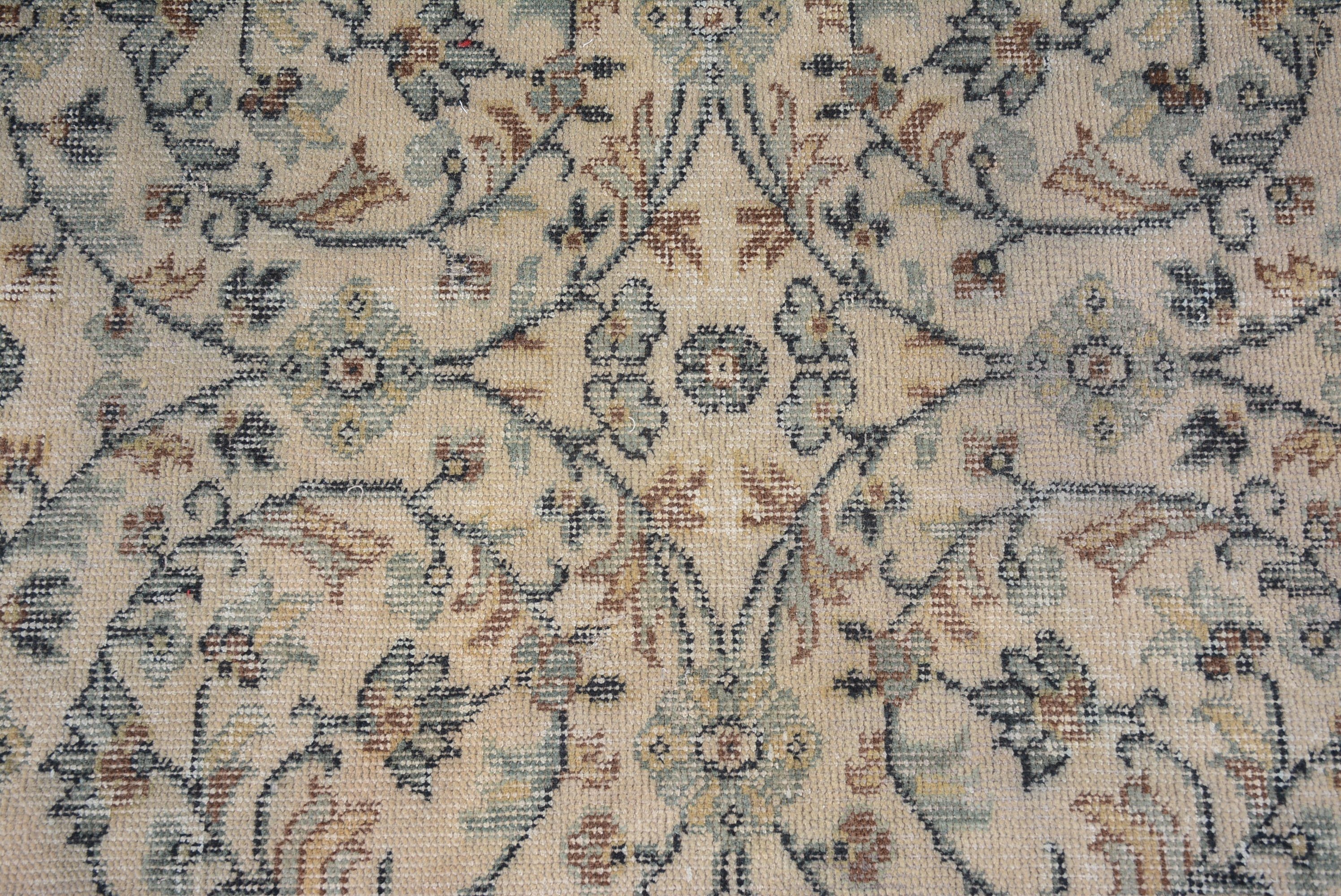 2.6x6.7 ft Runner Halı, Boho Halı, Vintage Halı, Koridor Halıları, Mutfak Halıları, Ev Dekorasyonu Halıları, Anadolu Halıları, Türk Halısı, Yeşil Yer Halısı