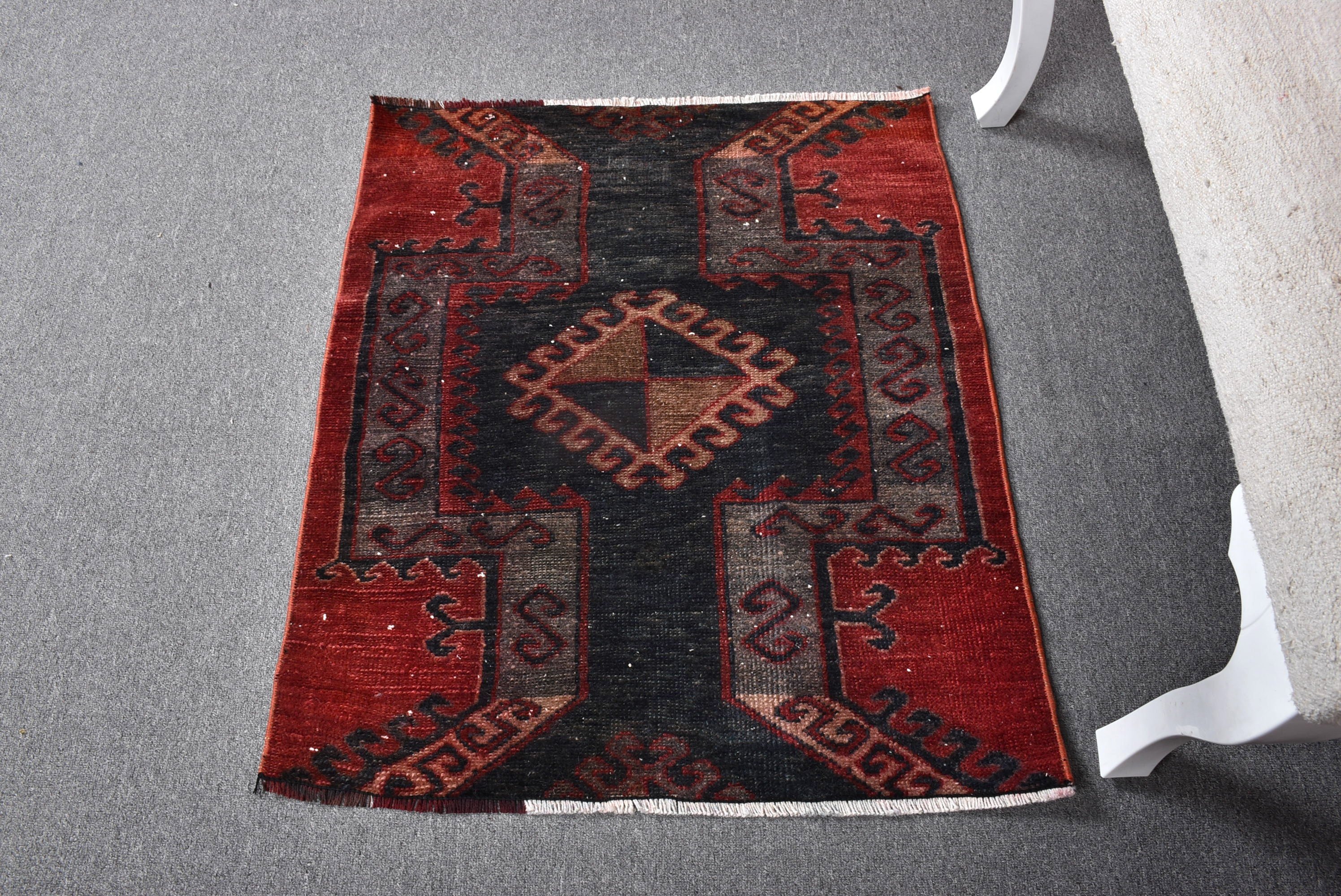 El Dokuma Halılar, Fas Halısı, Araba Paspas Halısı, Mavi Oushak Halısı, 2,5x2,8 ft Küçük Halı, Vintage Halı, Kapı Paspası Halıları, Banyo Halıları, Türk Halıları