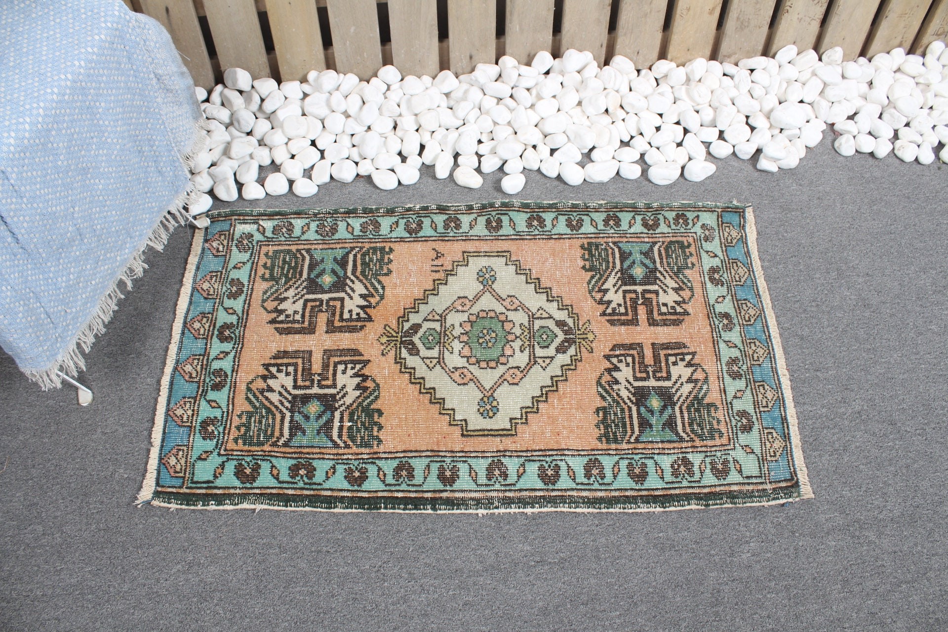 Yatak Odası Halısı, Organik Halı, Vintage Halı, Turuncu Antika Halı, Çocuk Halısı, Kapı Paspası Halıları, Türk Halısı, 1.8x3.2 ft Küçük Halılar, Fas Halısı