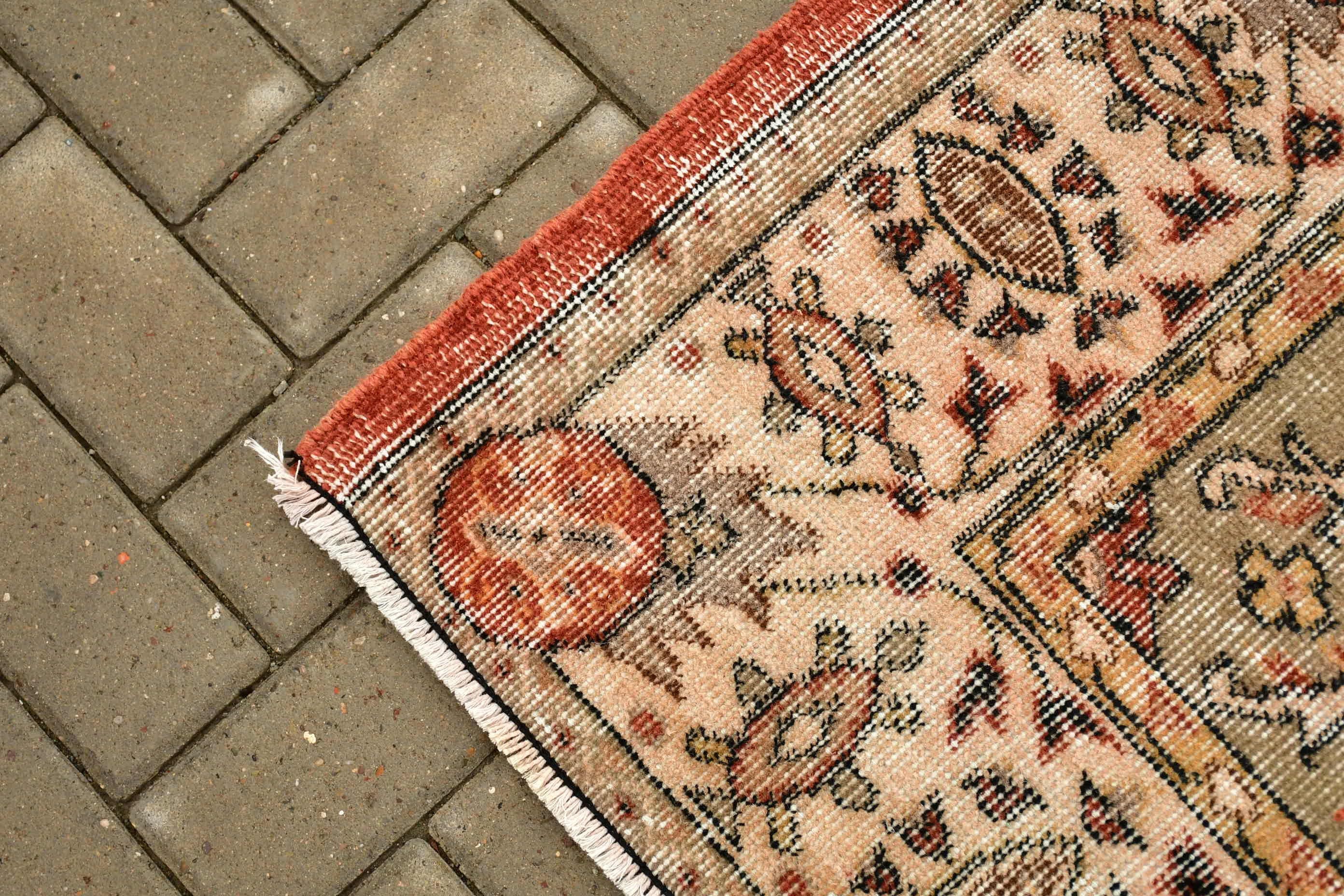 Oturma Odası Halısı, Oushak Halısı, Türk Halısı, Yatak Odası Halıları, 5.5x9.3 ft Büyük Halı, Salon Halısı, Vintage Halı, Kırmızı Oryantal Halılar