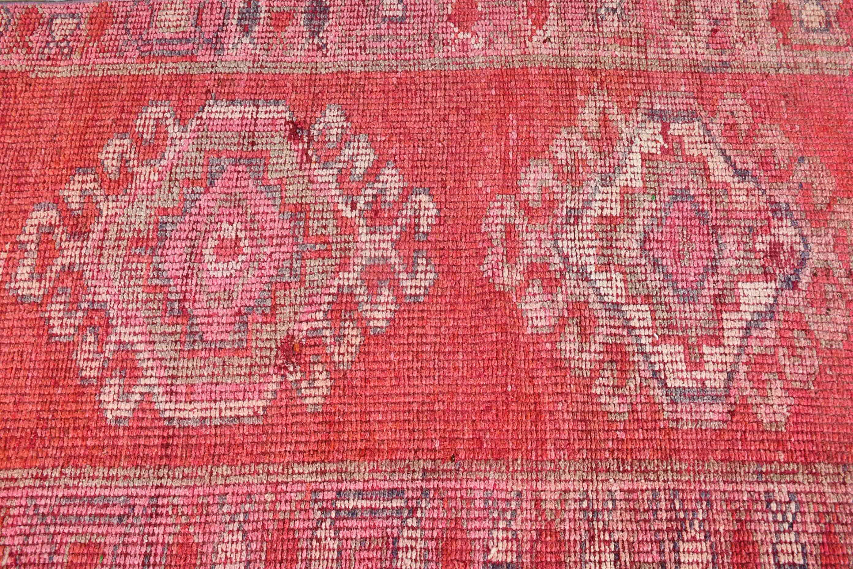 Corridor Rug, Rugs for Corridor, Turkish Rug, Anatolian Rug, Stair Rugs, Pink Cool Rug, 2.7x9 ft Runner Rug, Bedroom Rugs, Vintage Rug