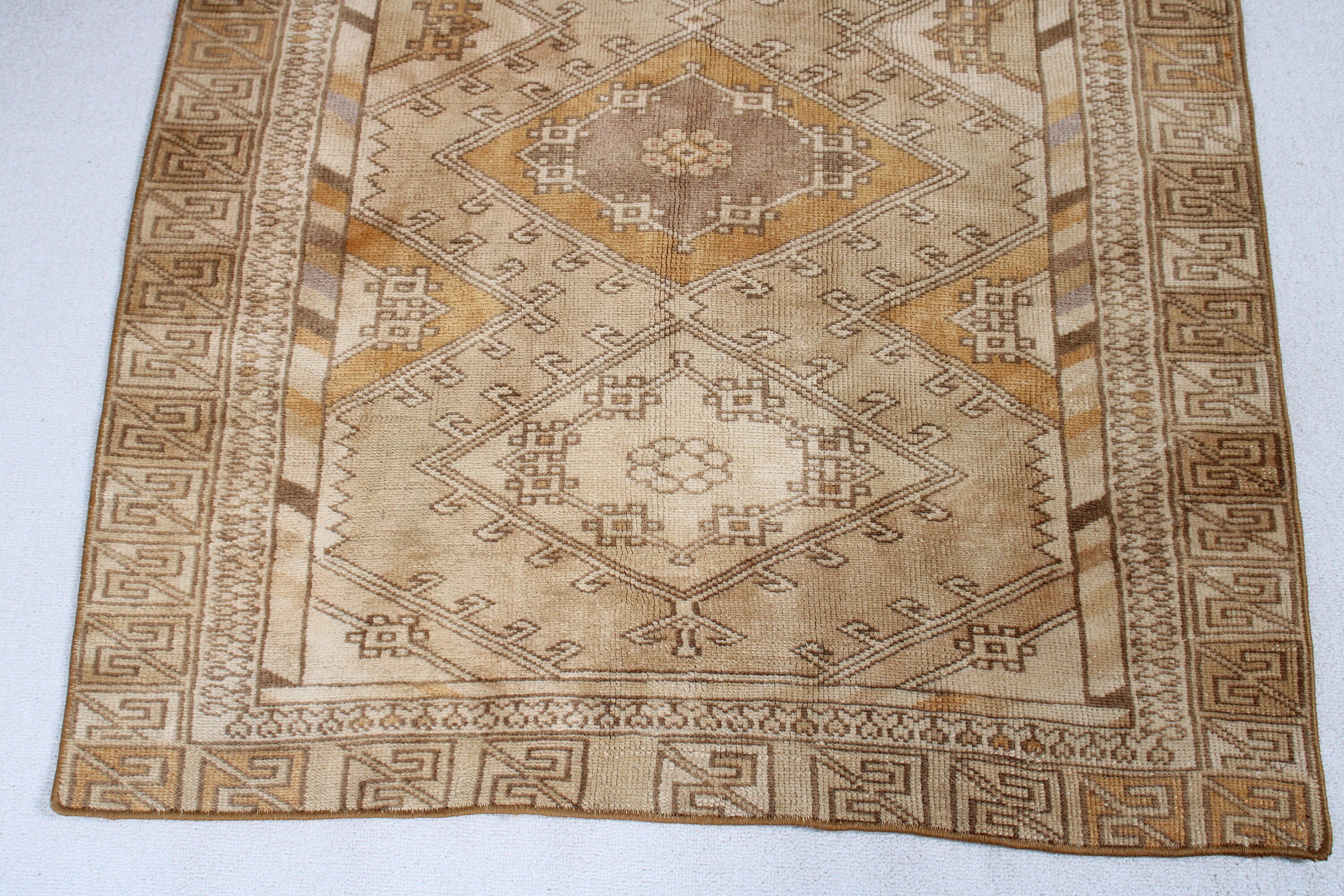 Entry Rug, Rugs for Nursery, Brown Cool Rugs, Vintage Rug, 3.1x5.8 ft Accent Rug, Nursery Rugs, Moroccan Rug, Turkish Rug, Cool Rugs